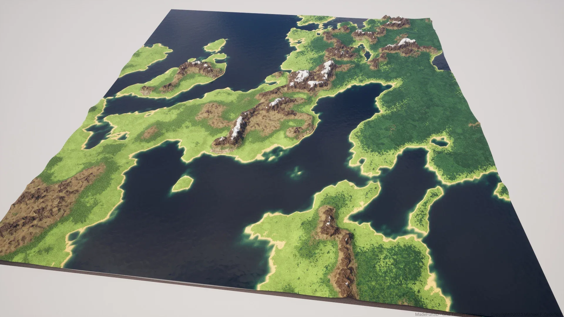 Grid Terrain Generator - for Unreal Engine 5