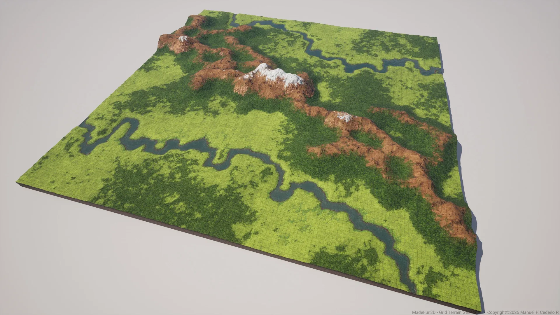 Grid Terrain Generator - for Unreal Engine 5