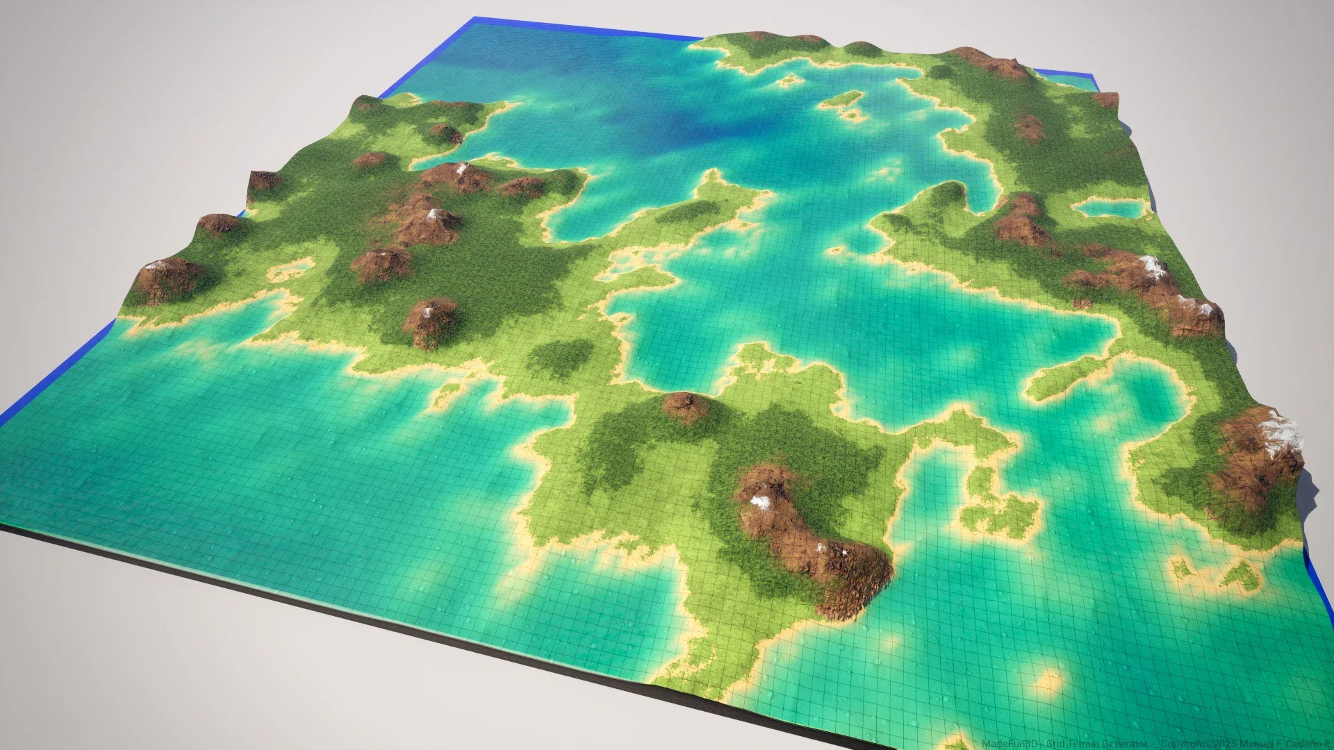 Grid Terrain Generator - for Unreal Engine 5