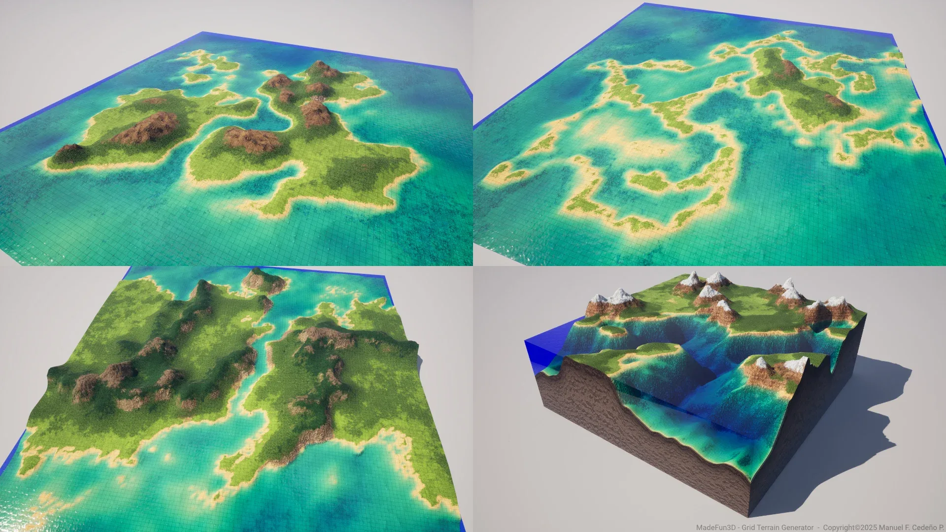 Grid Terrain Generator - for Unreal Engine 5