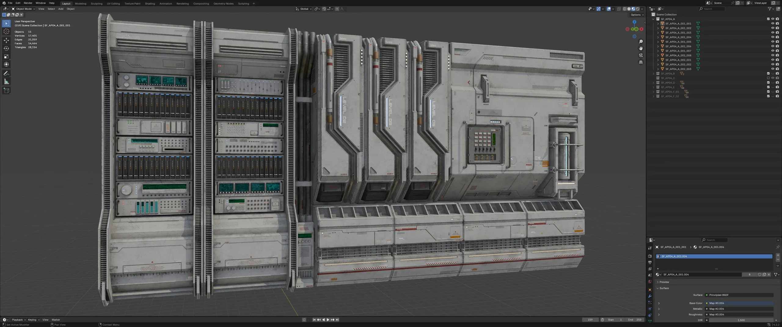 Sci-Fi Architecture Panels Kit Vol 4