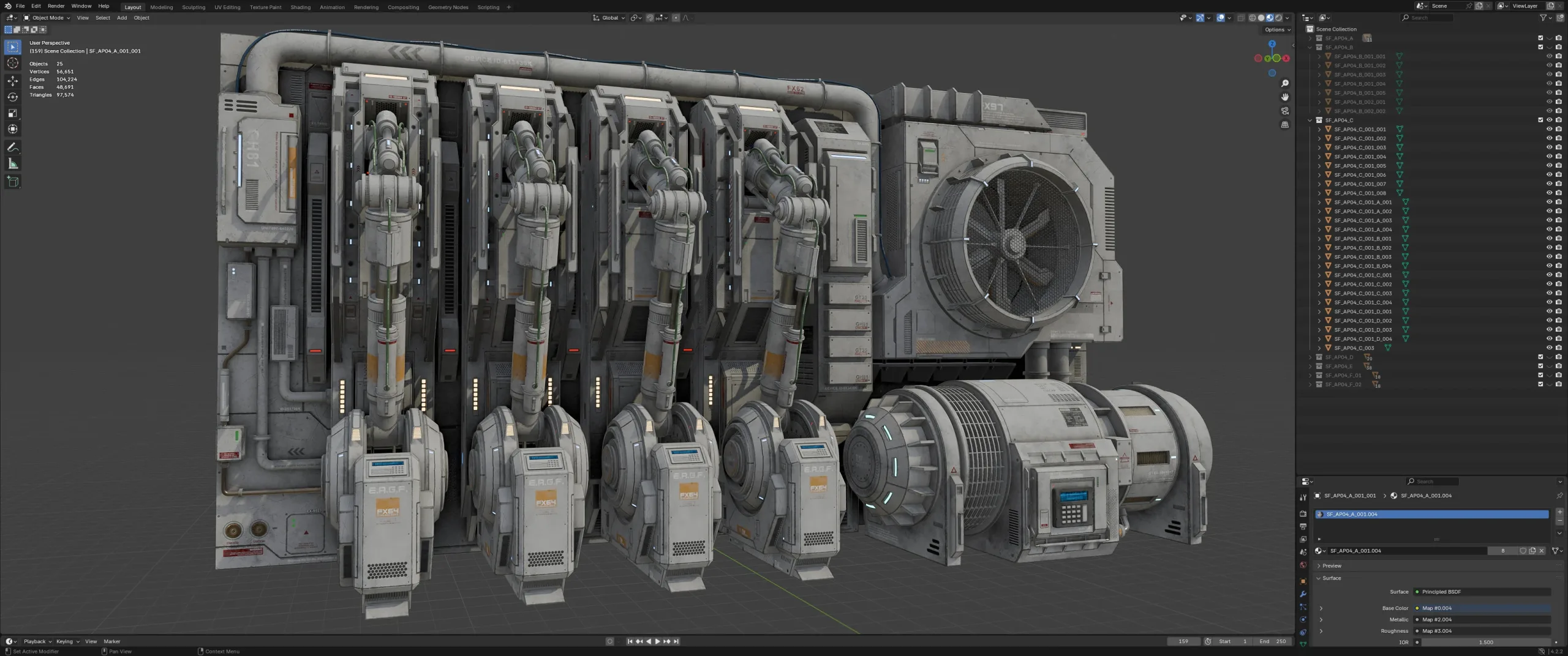 Sci-Fi Architecture Panels Kit Vol 4