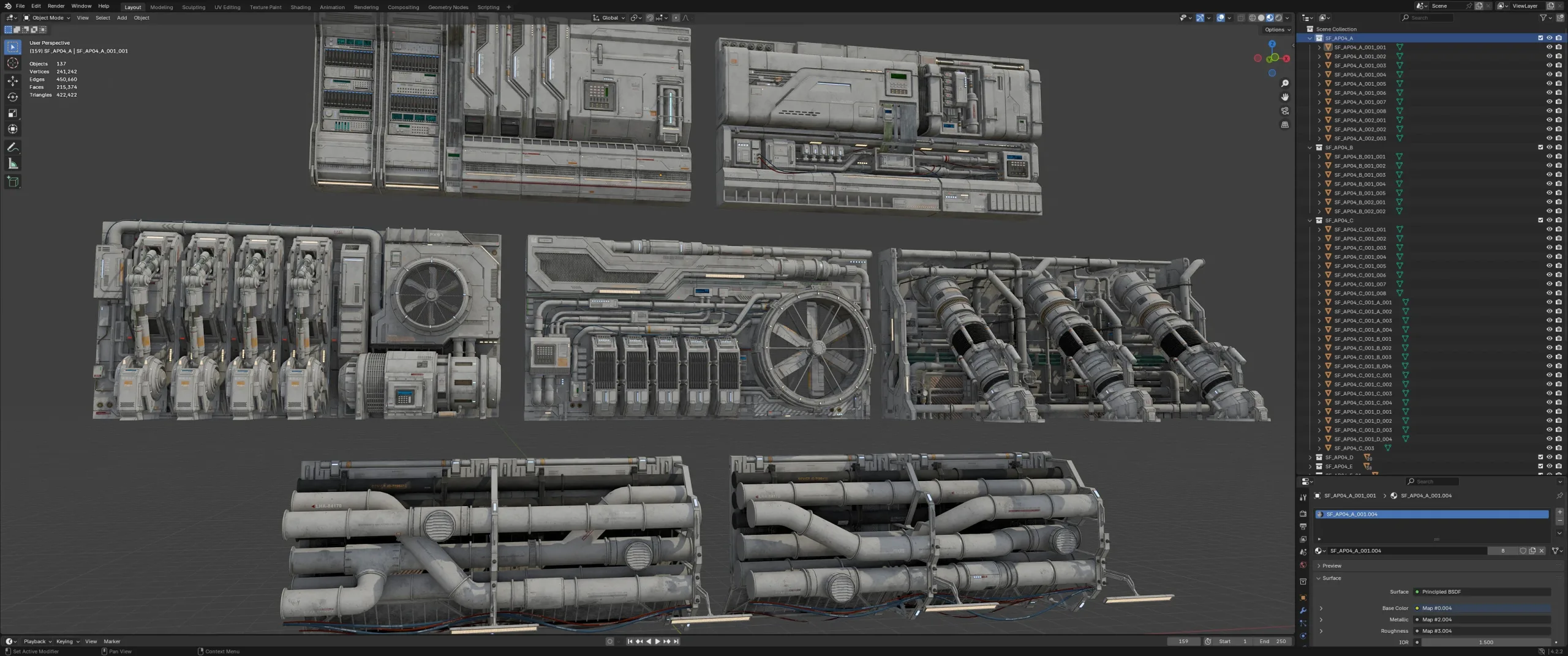Sci-Fi Architecture Panels Kit Vol 4