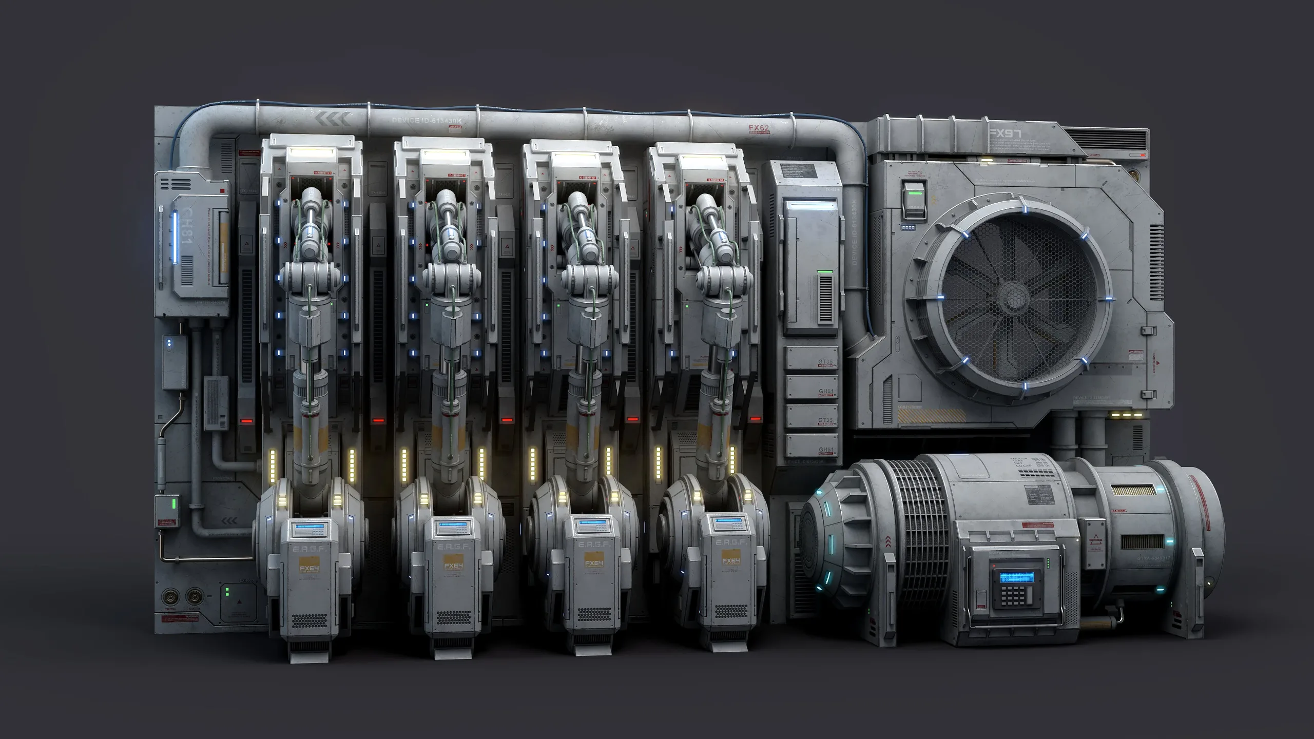 Sci-Fi Architecture Panels Kit Vol 4