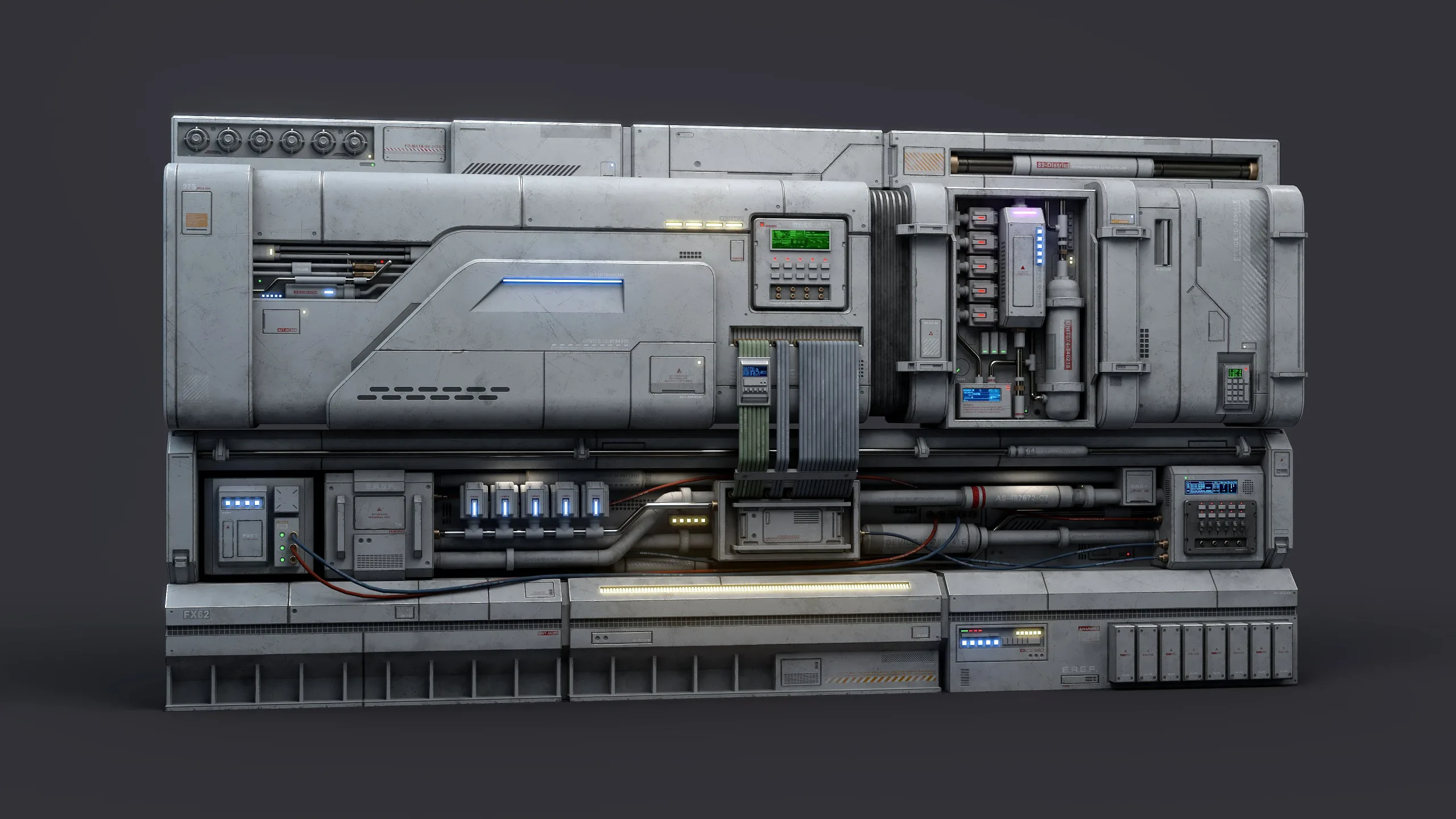 Sci-Fi Architecture Panels Kit Vol 4