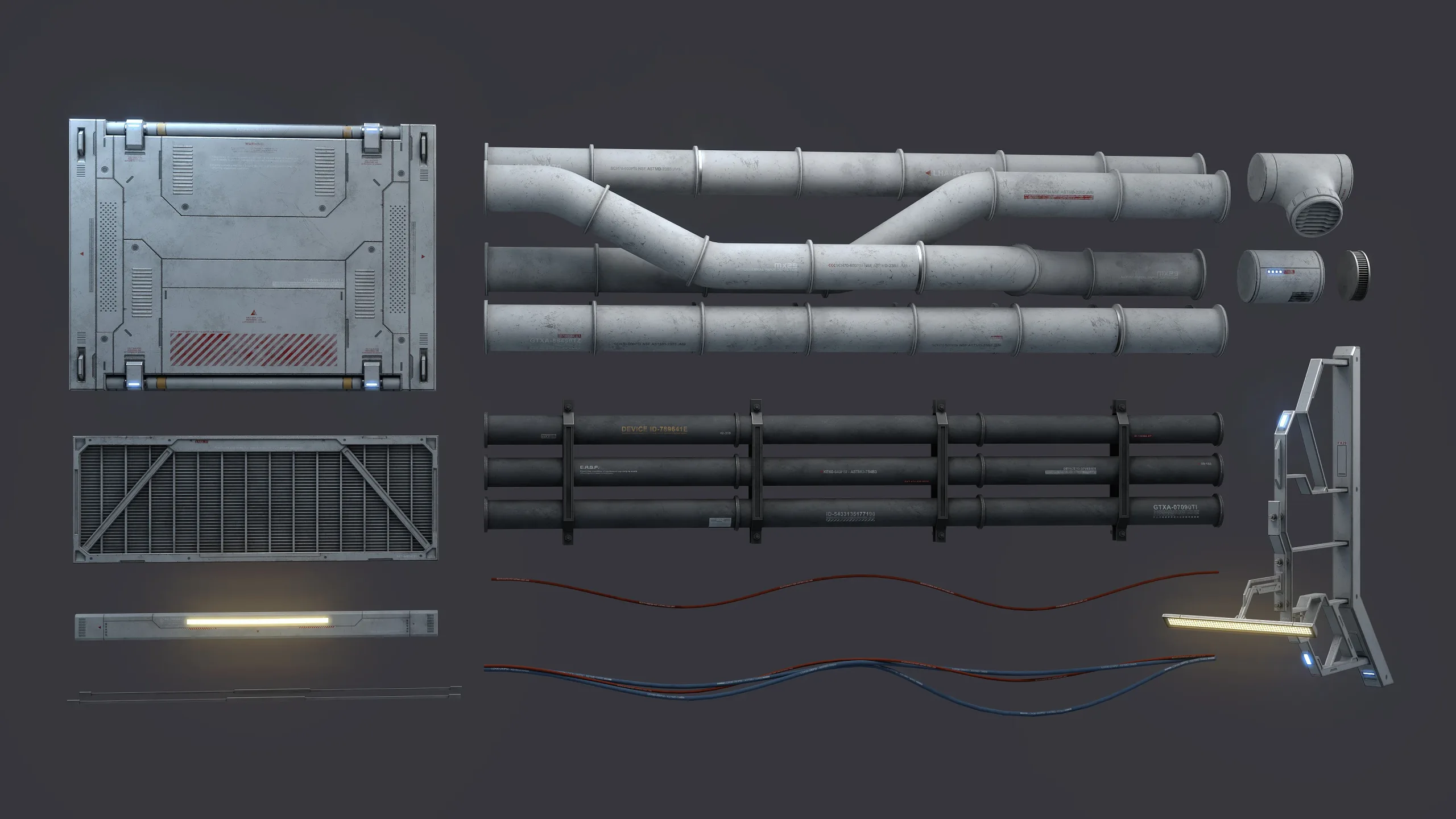 Sci-Fi Architecture Panels Kit Vol 4