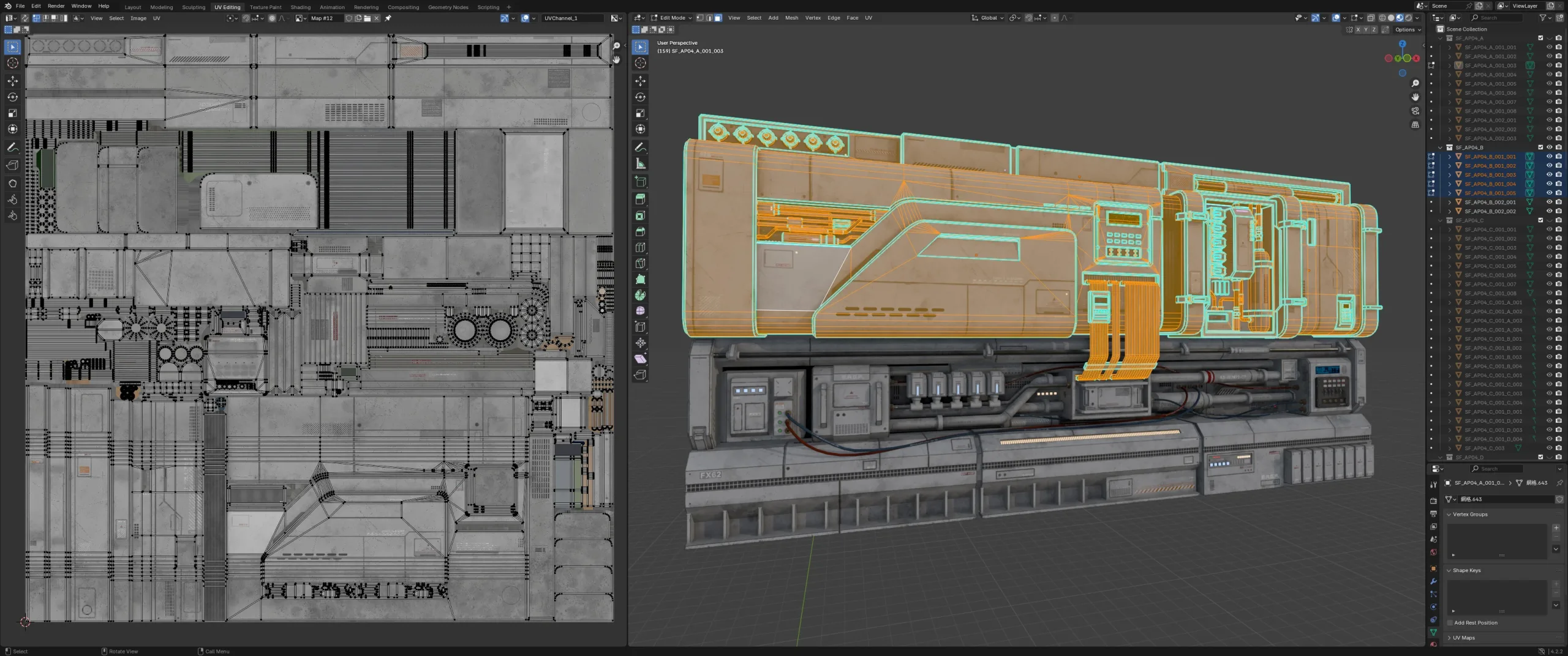 Sci-Fi Architecture Panels Kit Vol 4
