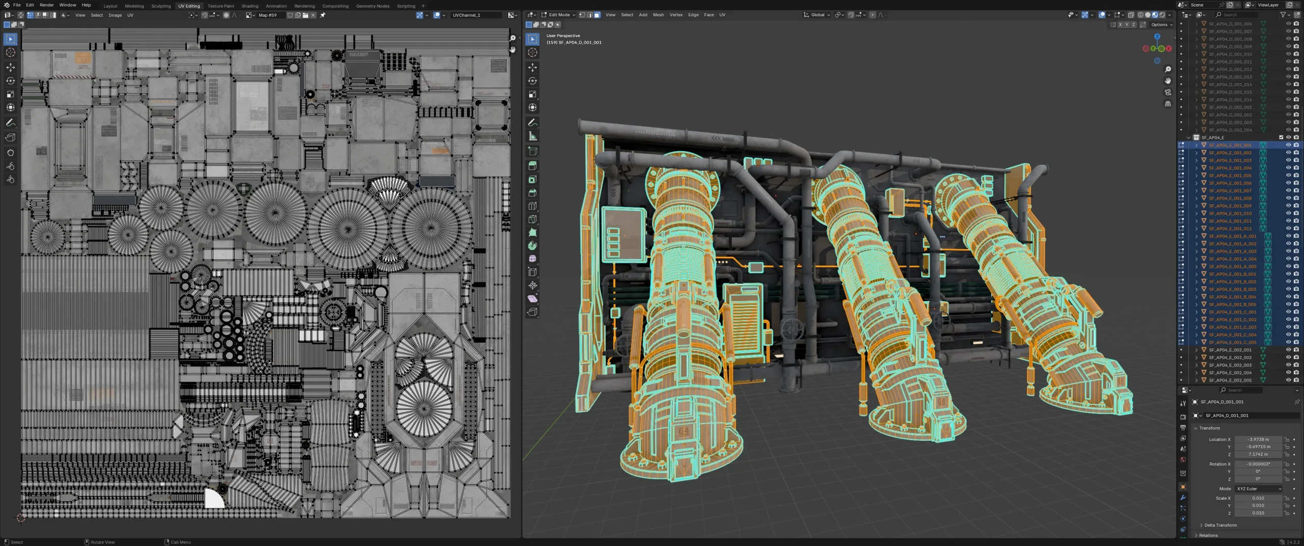 Sci-Fi Architecture Panels Kit Vol 4