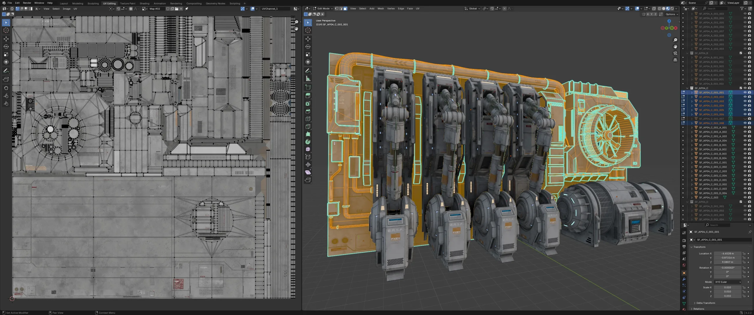 Sci-Fi Architecture Panels Kit Vol 4