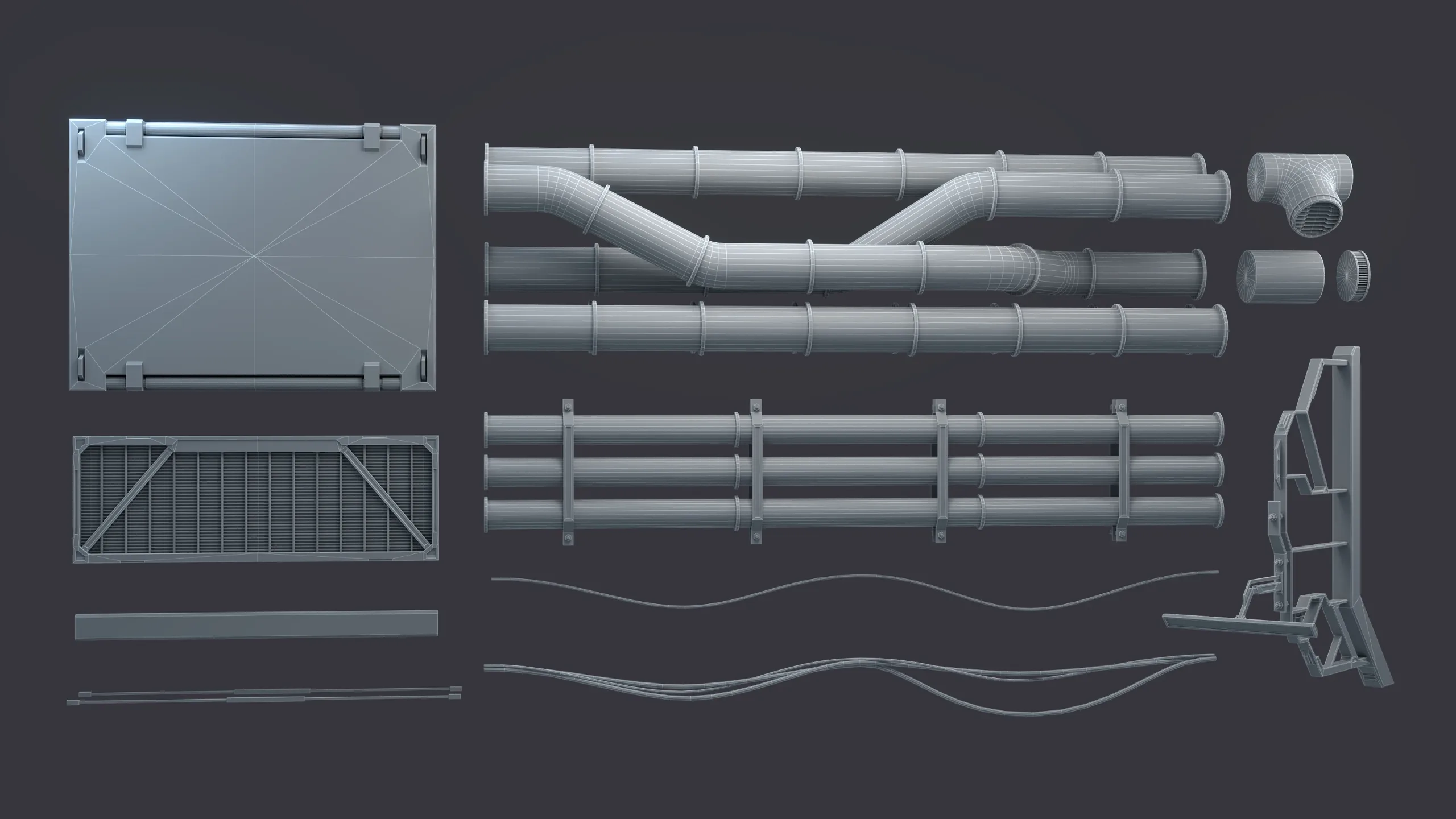 Sci-Fi Architecture Panels Kit Vol 4