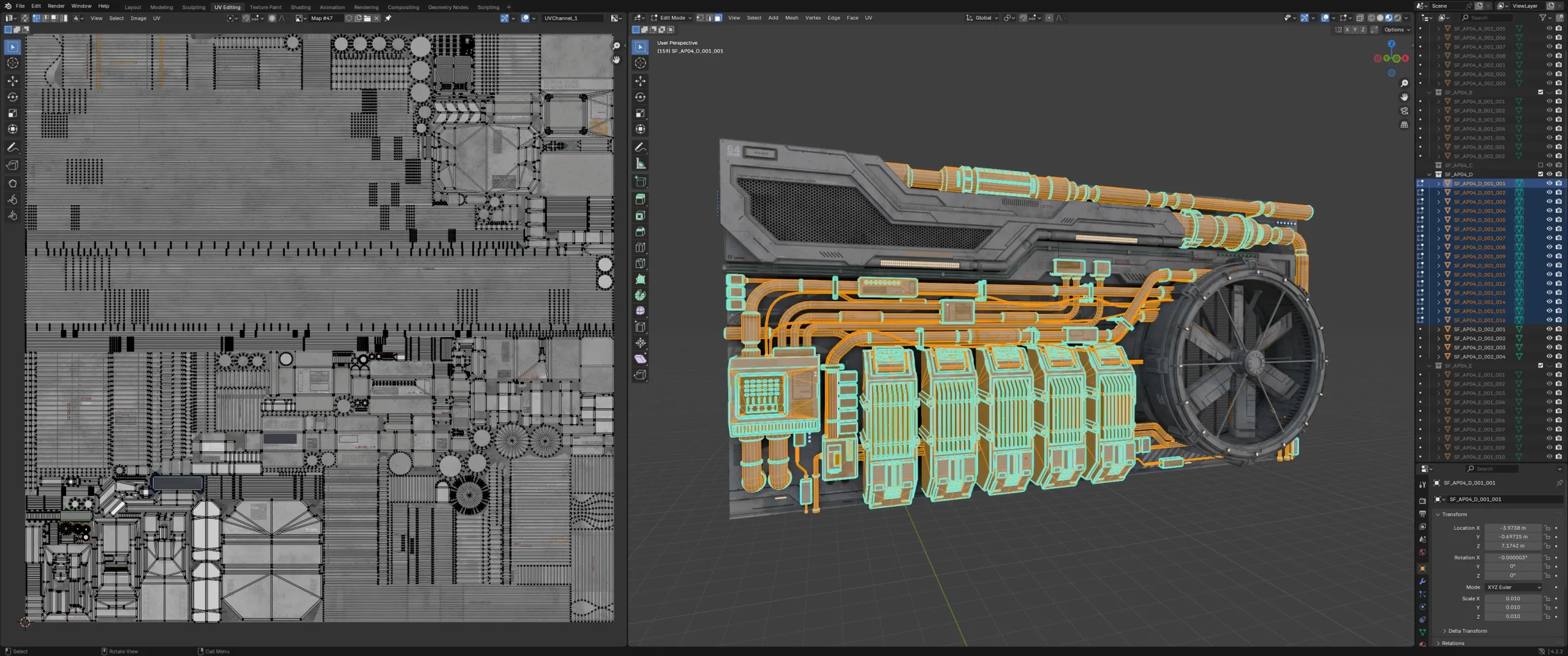 Sci-Fi Architecture Panels Kit Vol 4