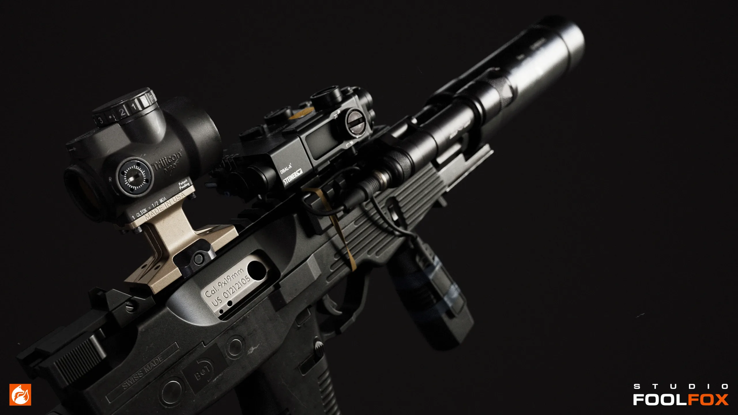 FPS Weapon B&T MP9 / TP9 - Models and Textures