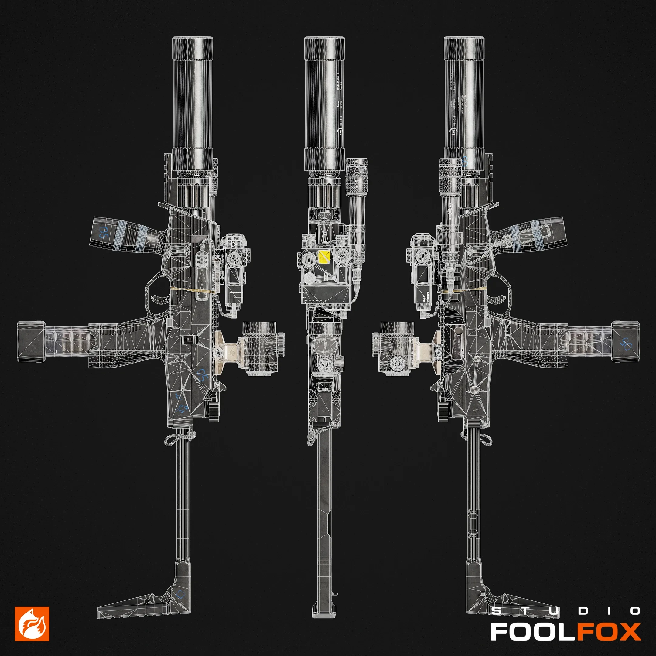 FPS Weapon B&T MP9 / TP9 - Models and Textures