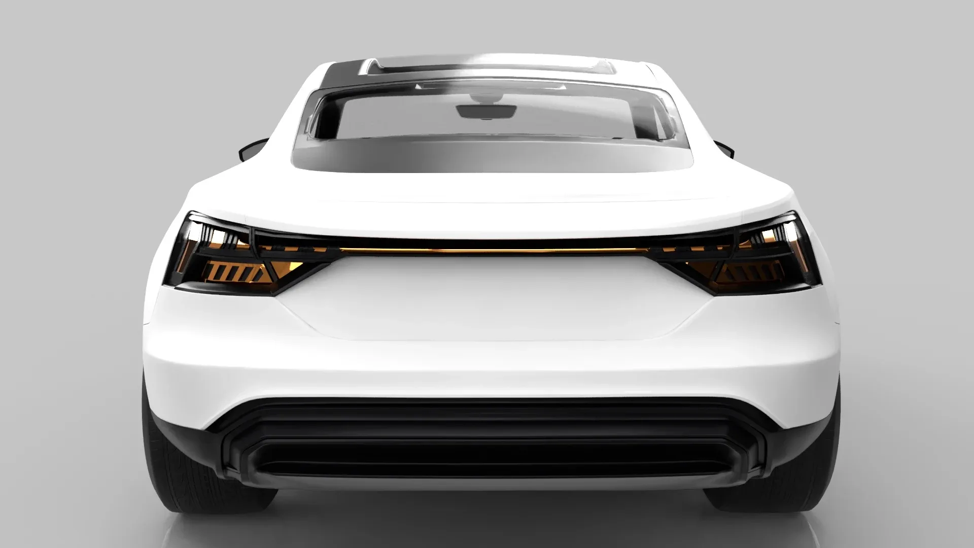 Modern Sedan Car Model