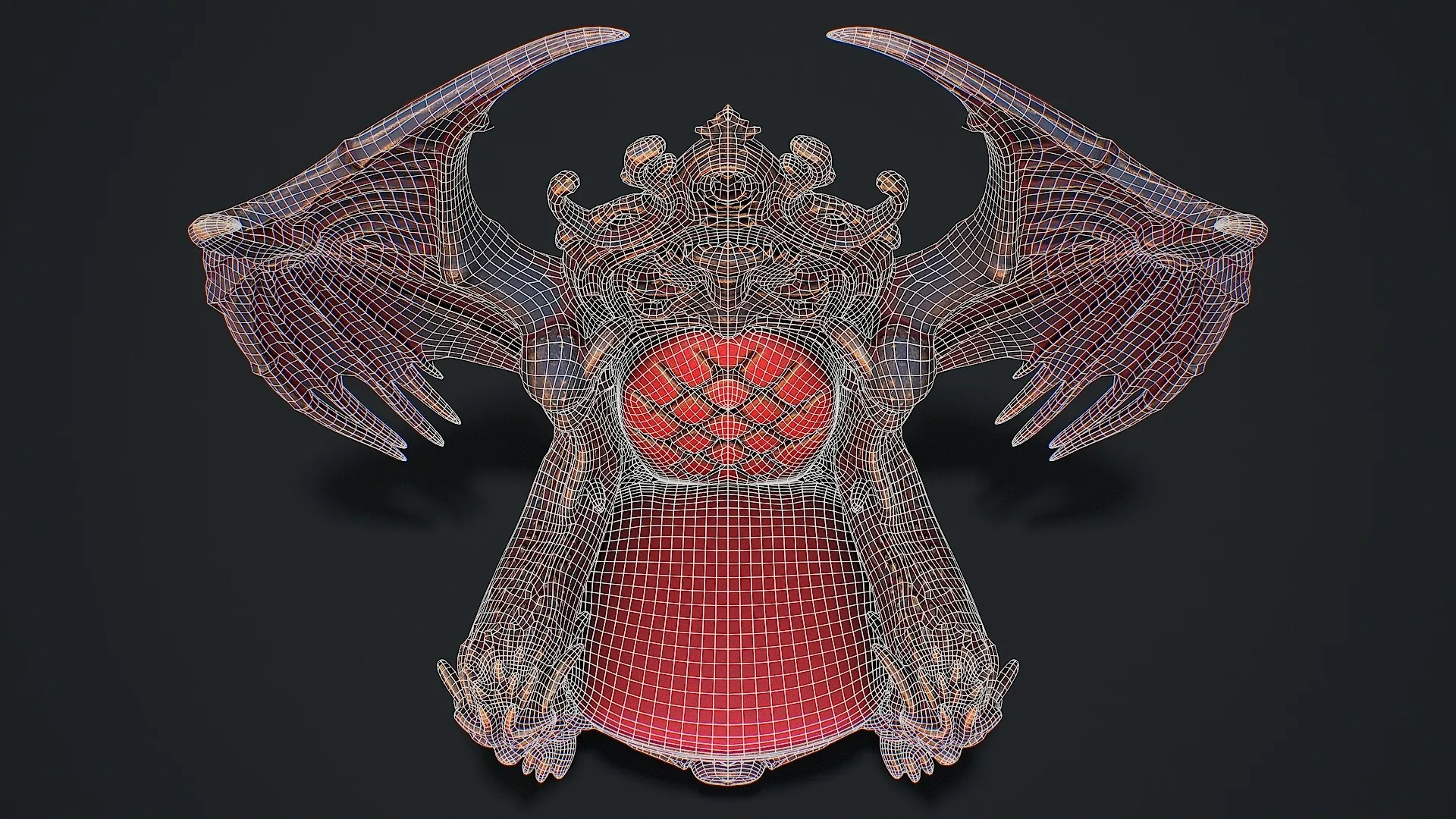 Fantasy Throne 1 game ready 3d model
