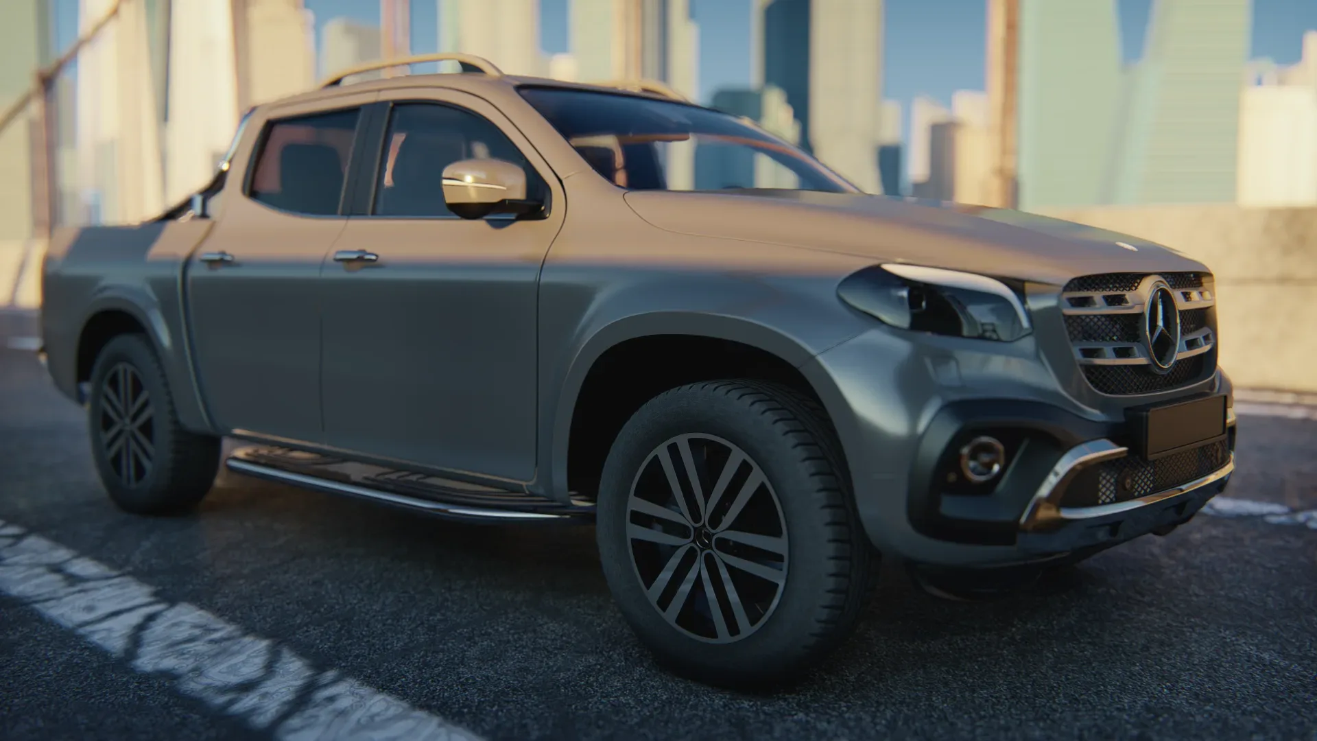 Mercedes-Benz X-Class 2018 – Ultra High-Poly 3D Model for Photorealistic Rendering