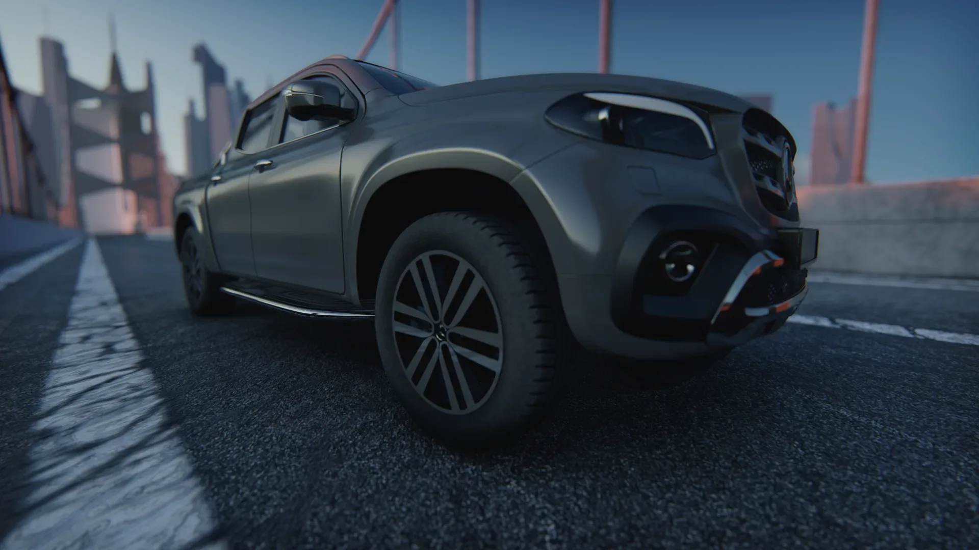 Mercedes-Benz X-Class 2018 – Ultra High-Poly 3D Model for Photorealistic Rendering
