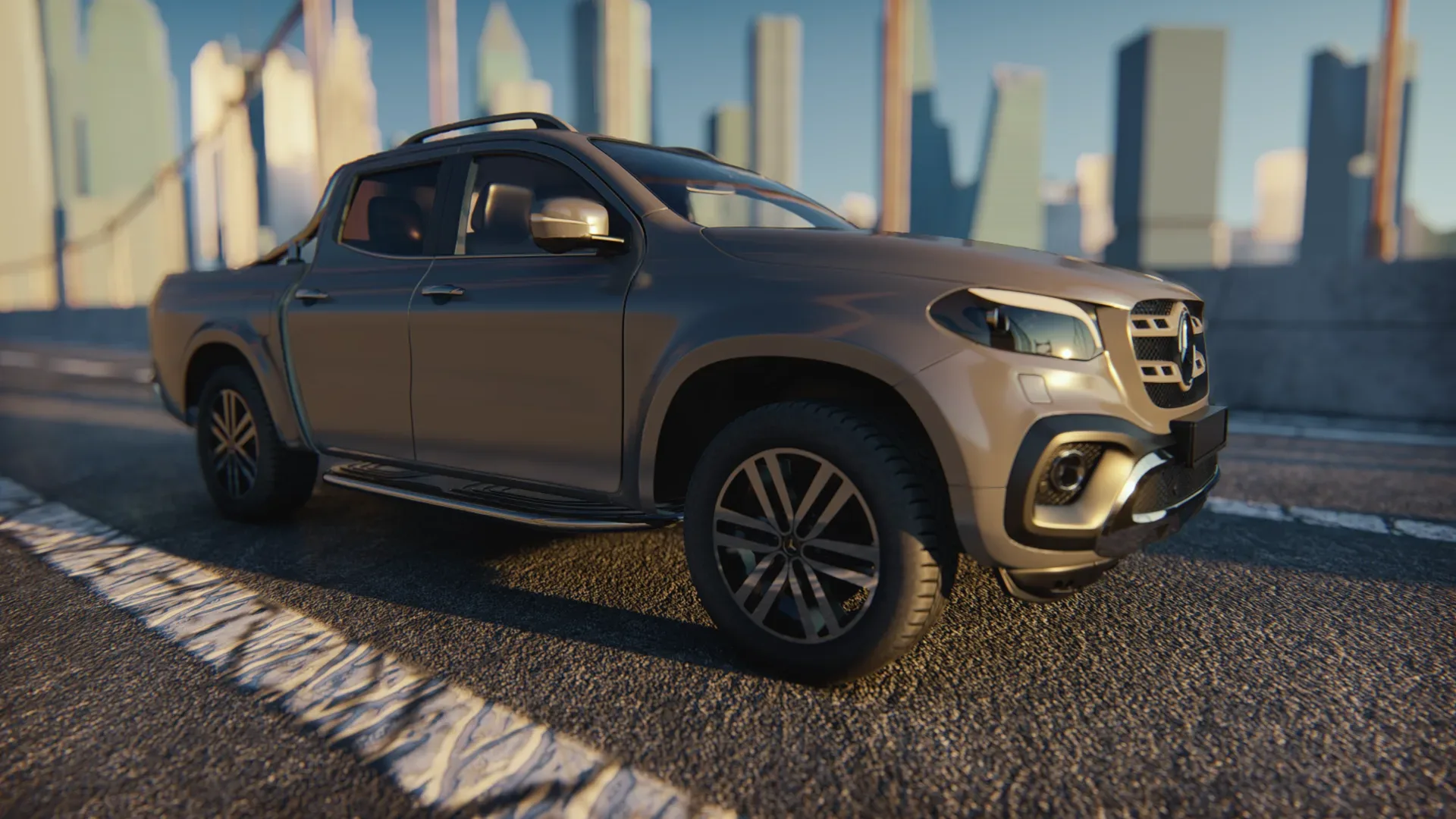 Mercedes-Benz X-Class 2018 – Ultra High-Poly 3D Model for Photorealistic Rendering