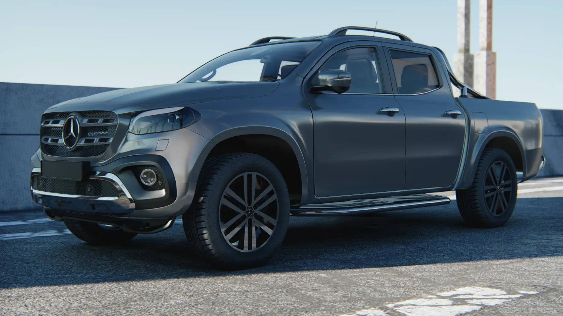 Mercedes-Benz X-Class 2018 – Ultra High-Poly 3D Model for Photorealistic Rendering