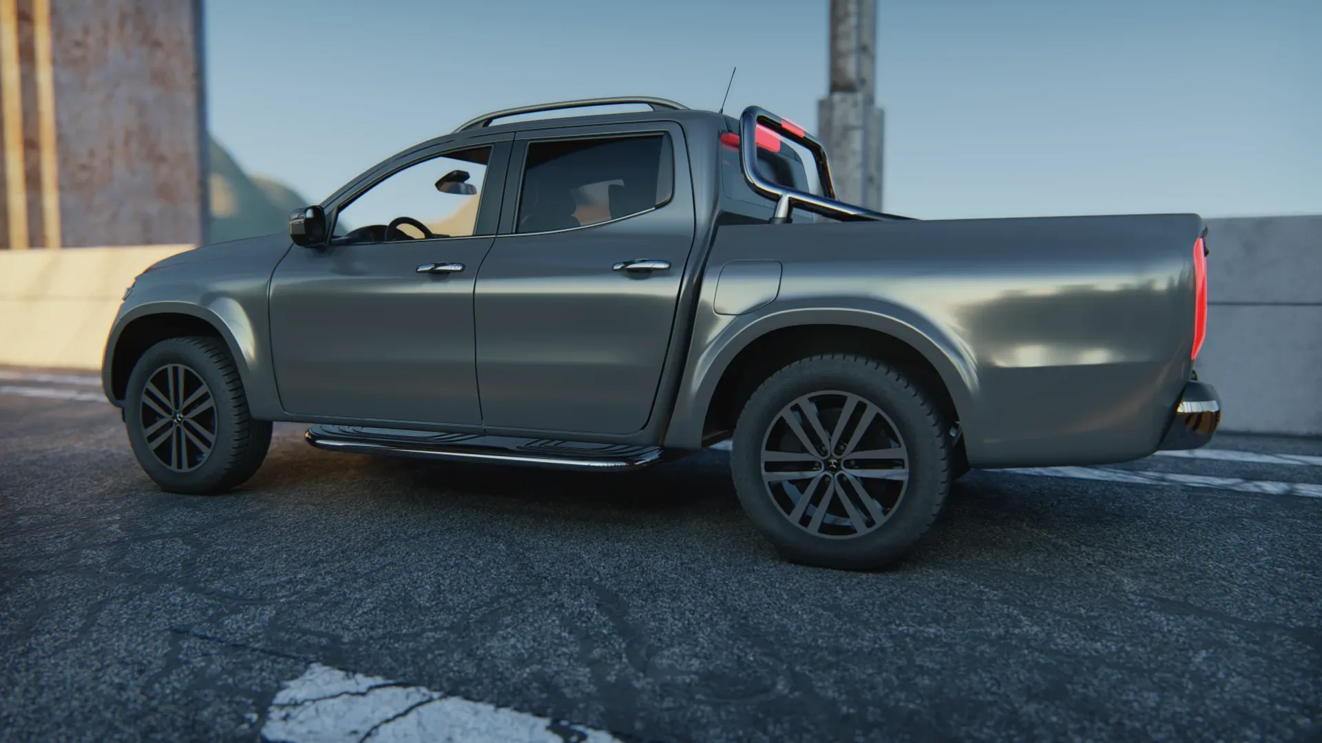 Mercedes-Benz X-Class 2018 – Ultra High-Poly 3D Model for Photorealistic Rendering