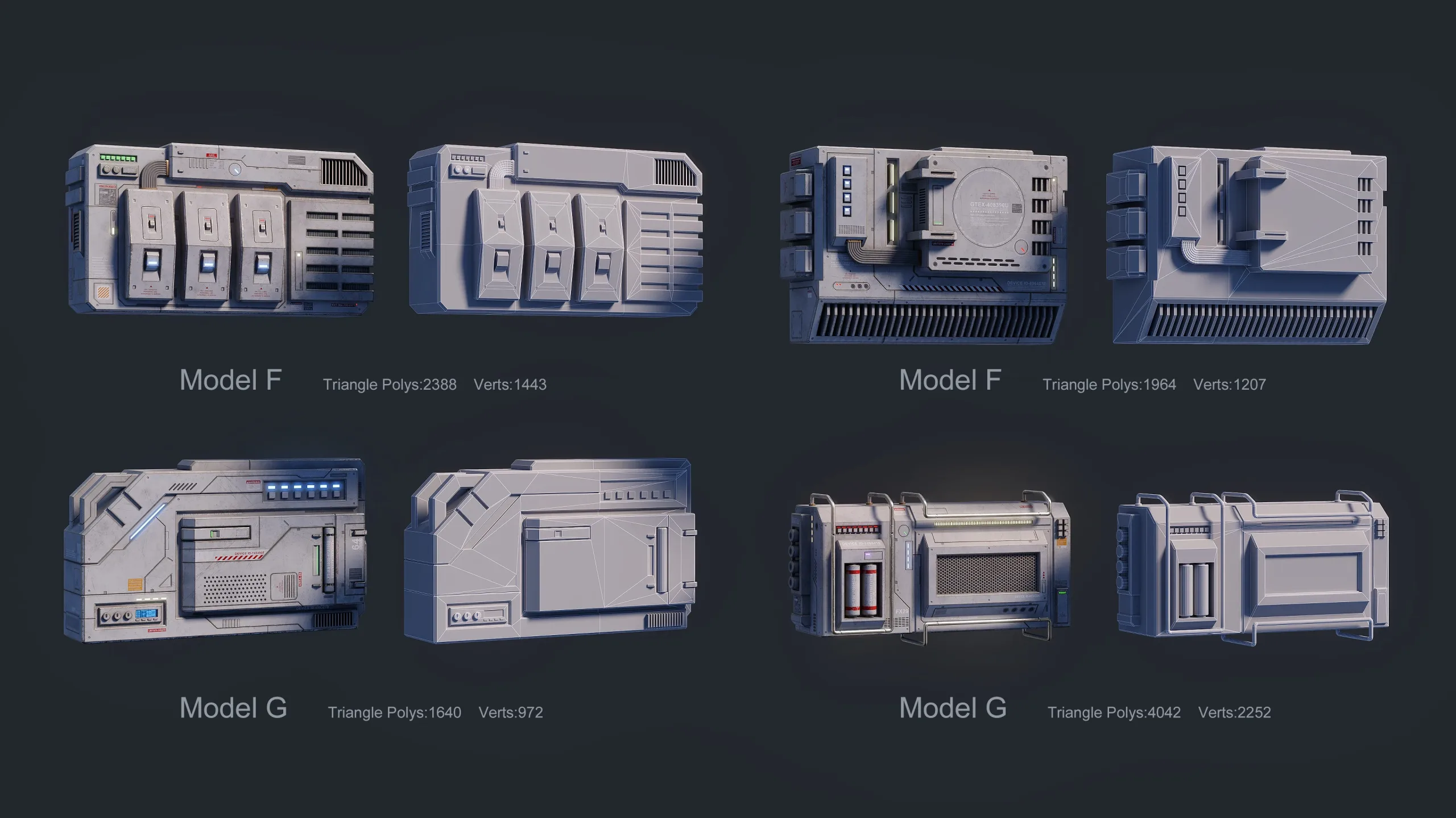 Sci-Fi Parts Kit Pack Vol 03-PBR