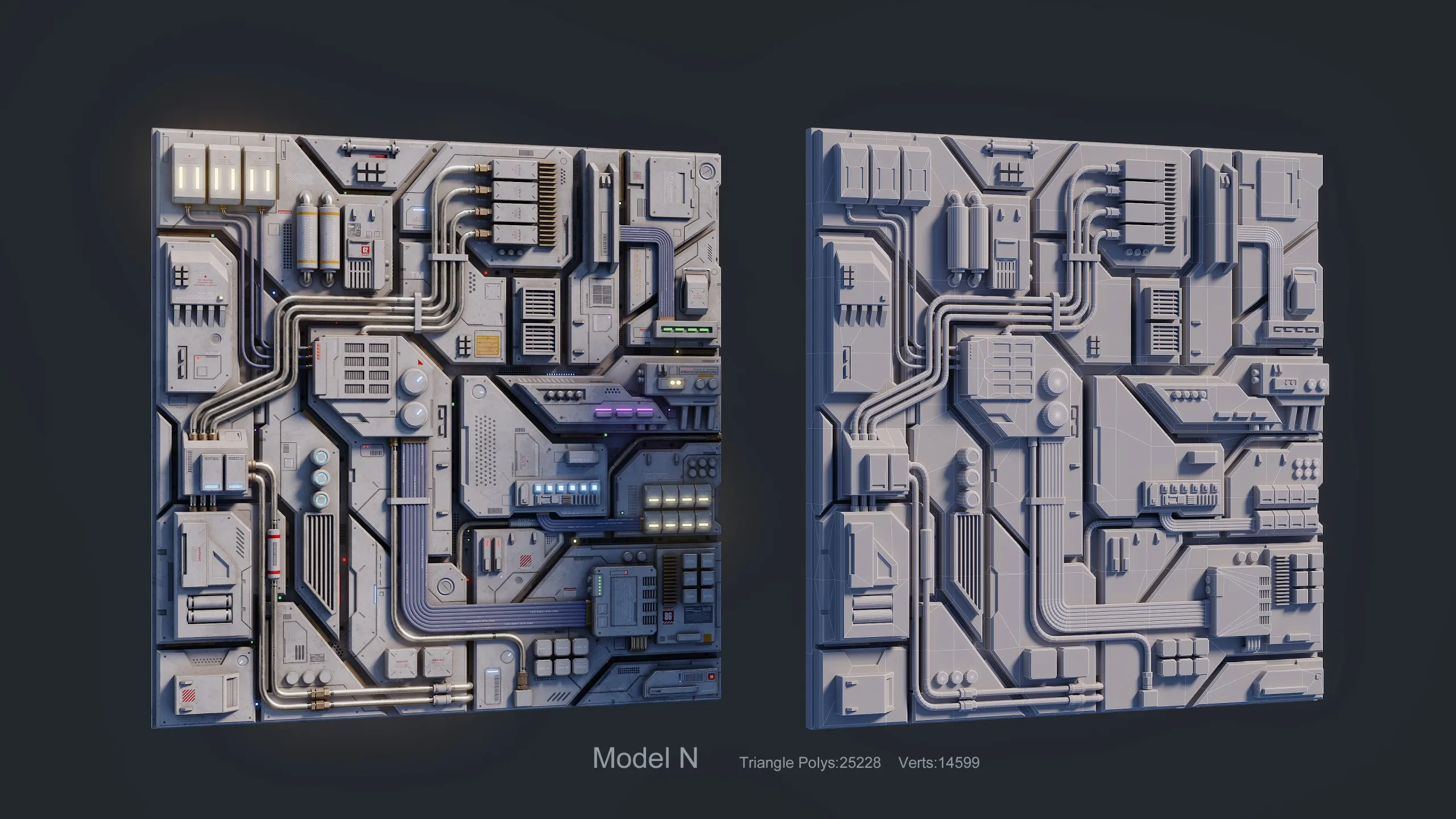 Sci-Fi Parts Kit Pack Vol 03-PBR