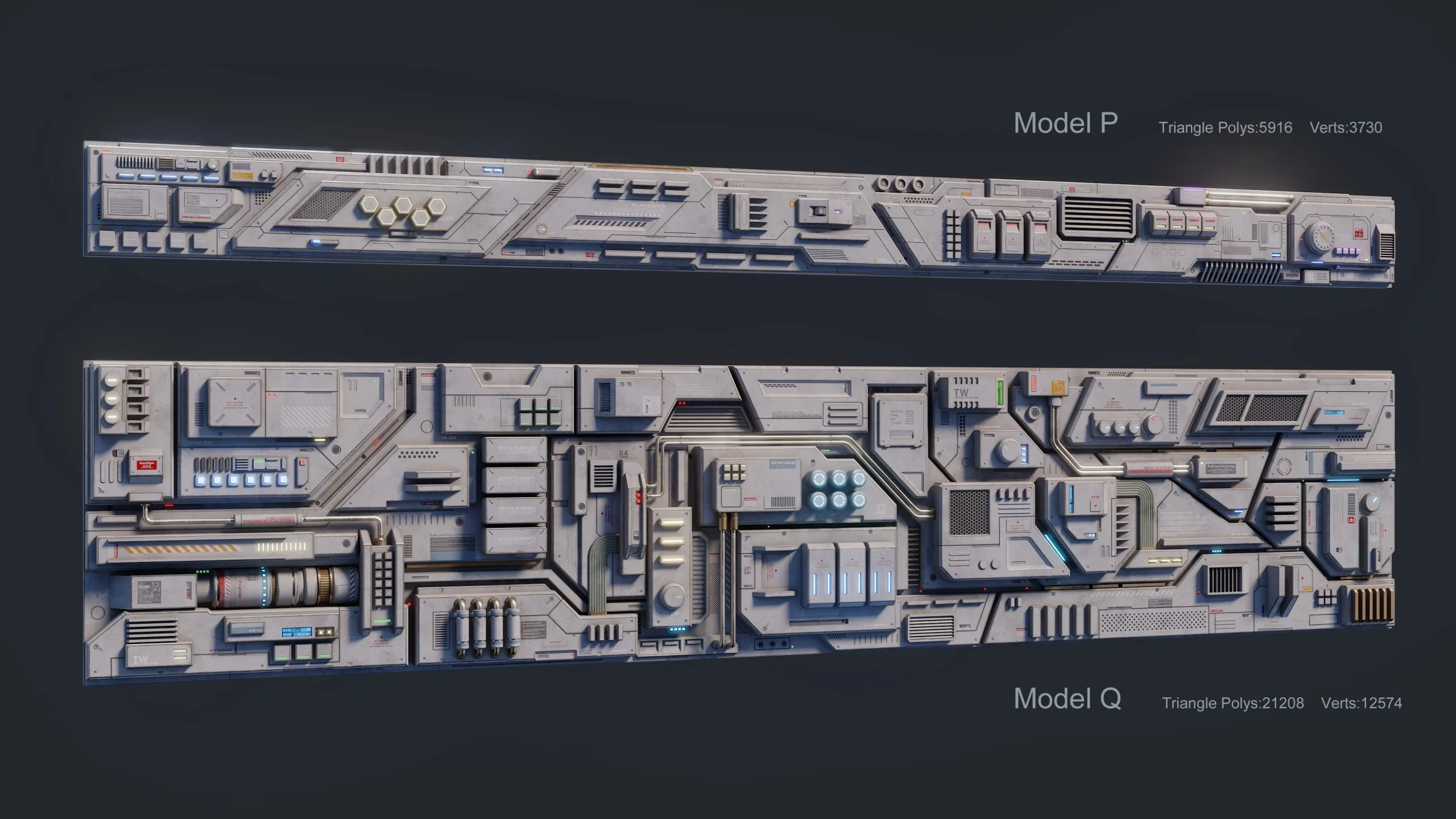 Sci-Fi Parts Kit Pack Vol 03-PBR