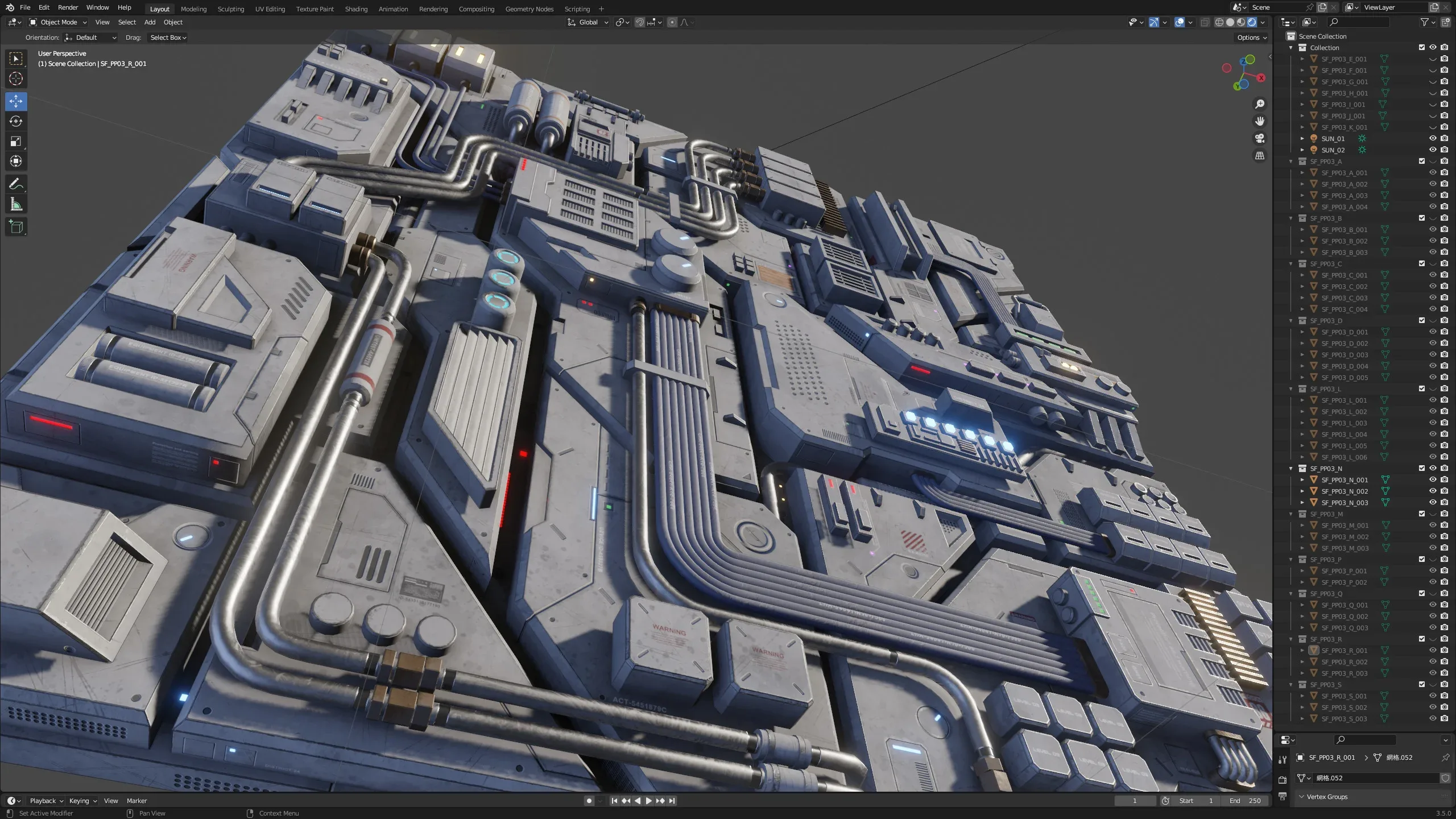 Sci-Fi Parts Kit Pack Vol 03-PBR