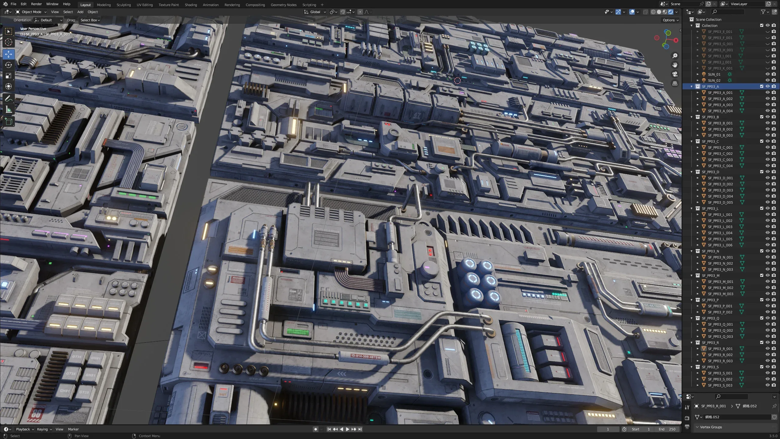 Sci-Fi Parts Kit Pack Vol 03-PBR