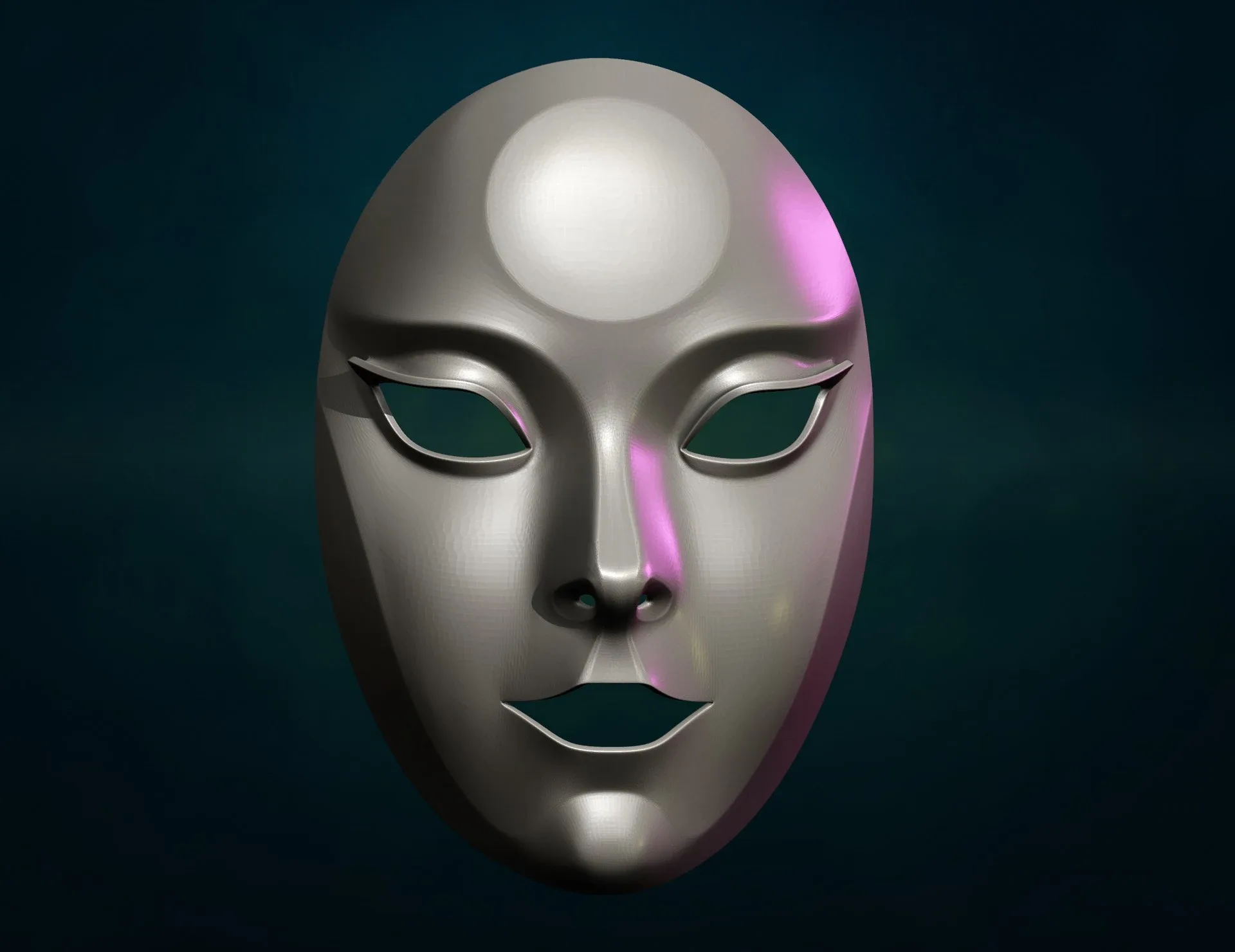 Female Woman Mask Flippednormals