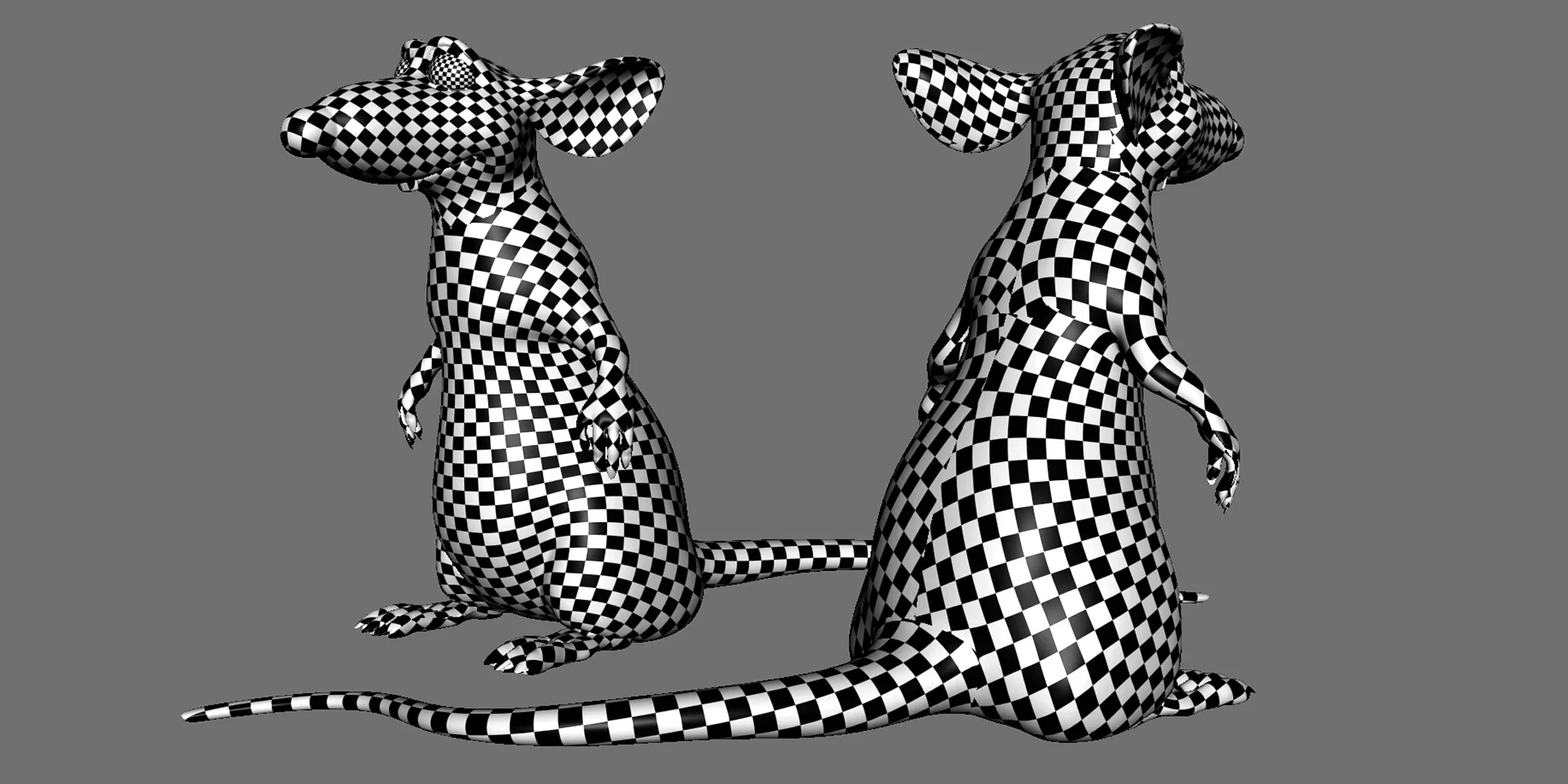 Mouse Ratatouille - Topology + UV Map