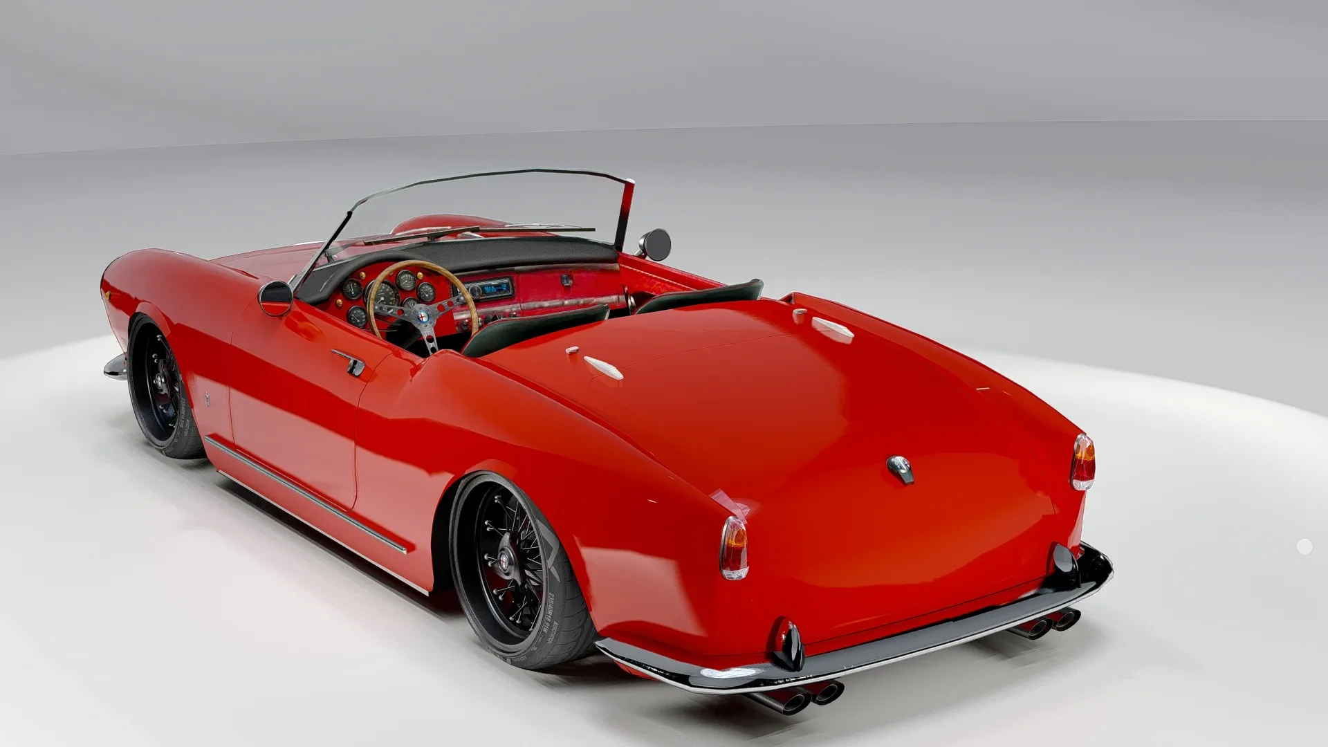 Alfa Romeo - Giulietta Spider 1958 - Modèle Presse - 1/43 - Autos Miniatures