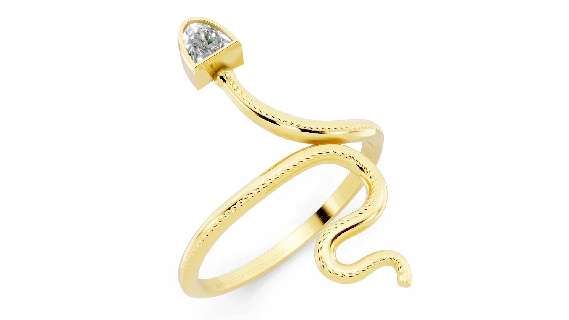 Calf cut Stone Head Snake Rope - FlippedNormals