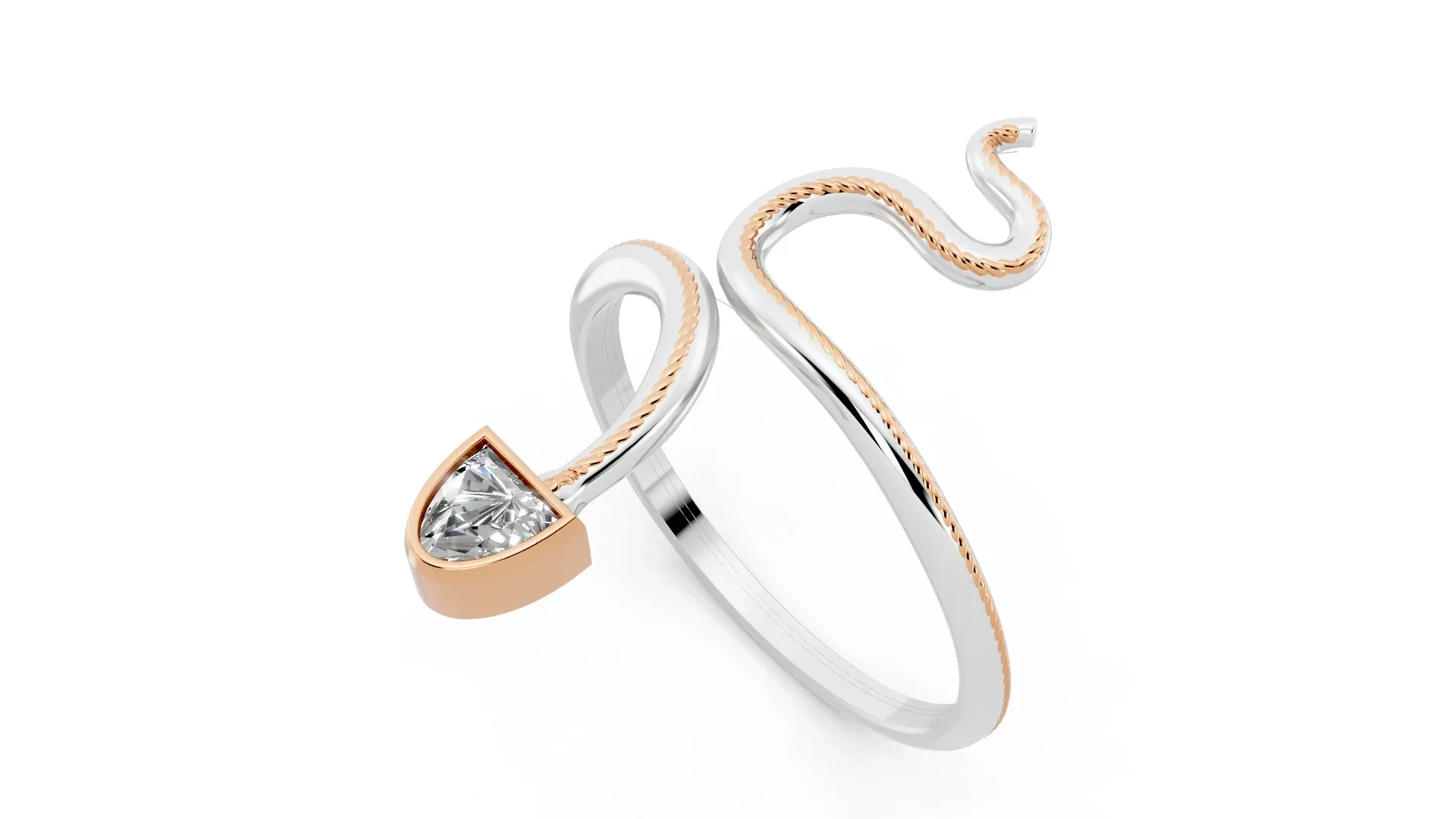 Calf cut Stone Head Snake Rope - FlippedNormals