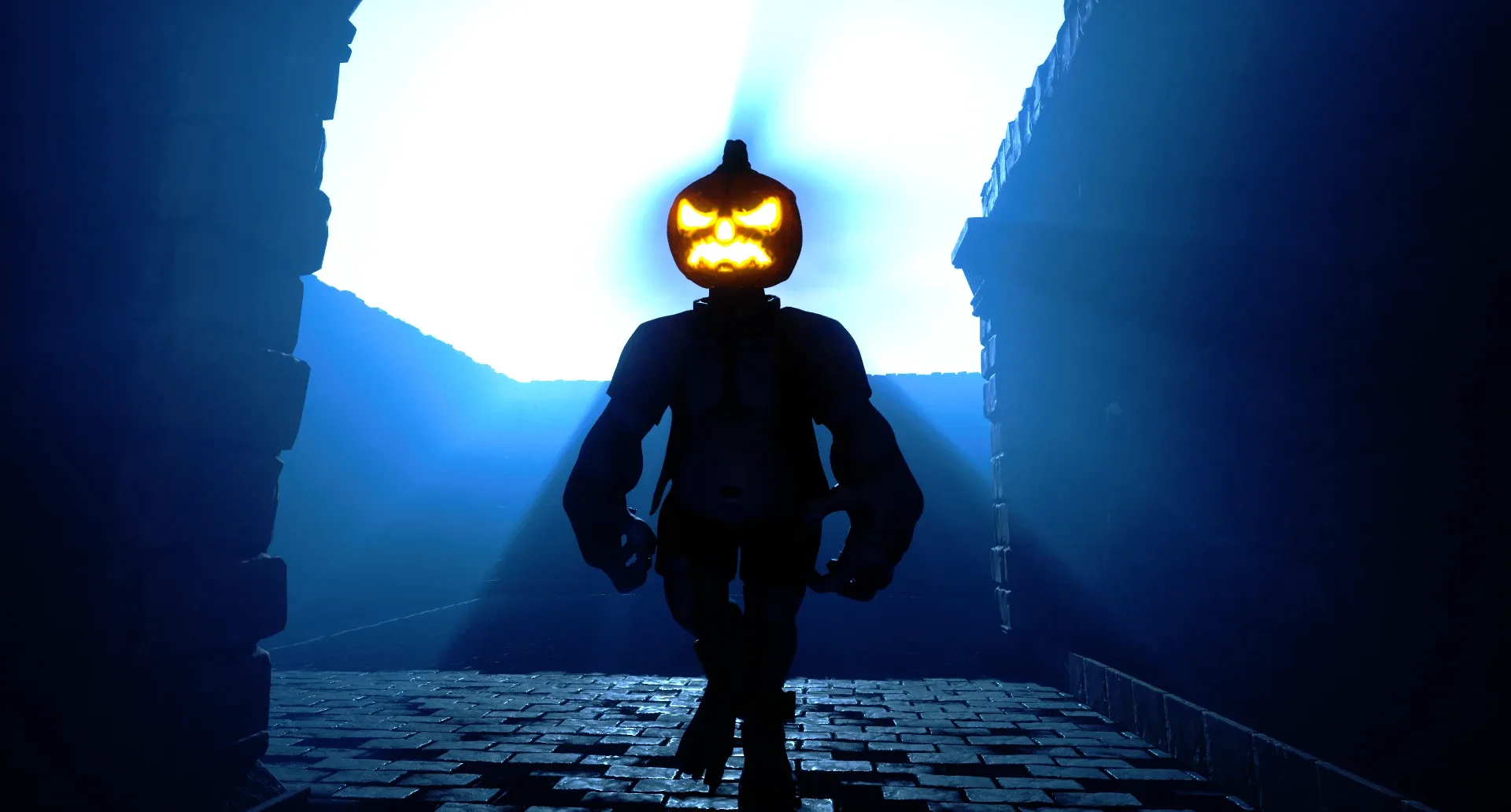 Stylized Pumpkin Boss UE4 UE5 Unity