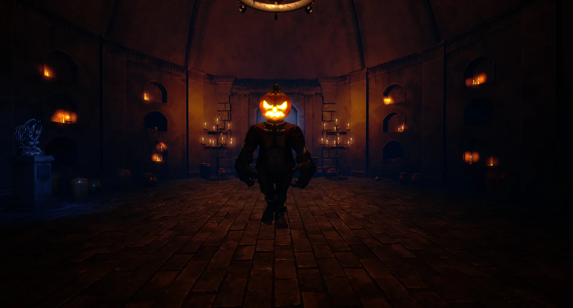 Stylized Pumpkin Boss UE4 UE5 Unity