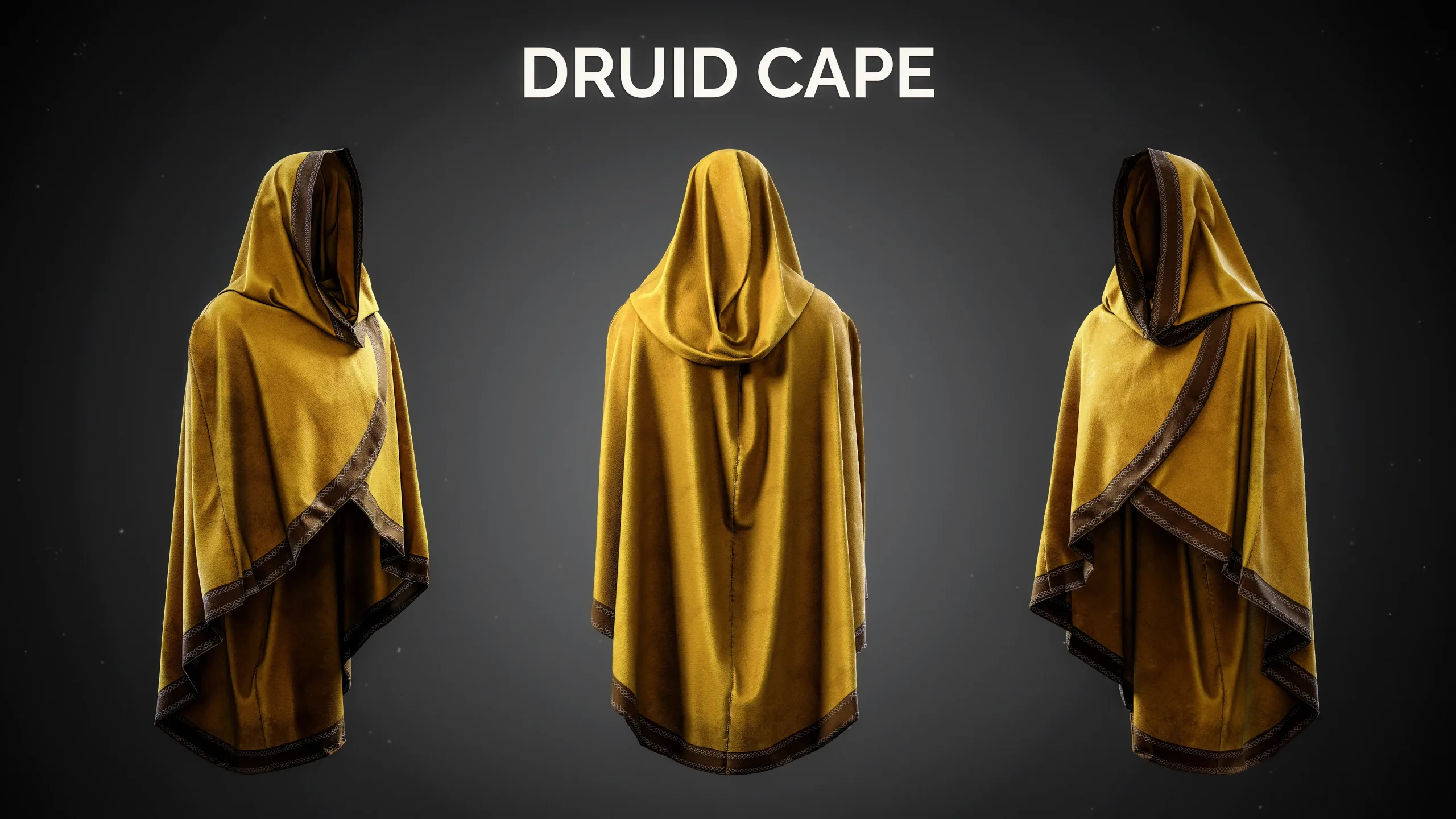23 Cape And Cloak Basemesh Models Vol 02