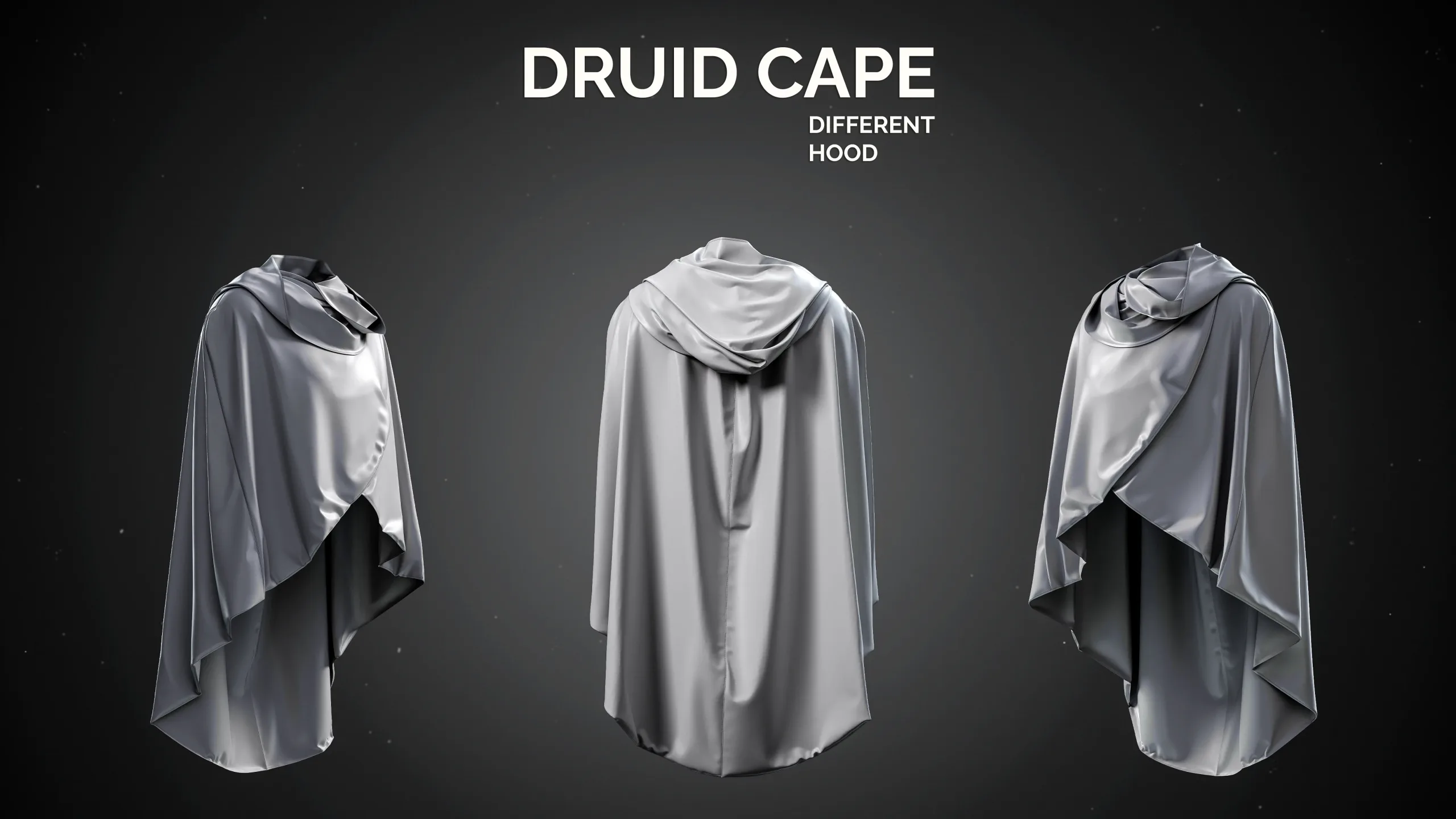 23 Cape And Cloak Basemesh Models Vol 02