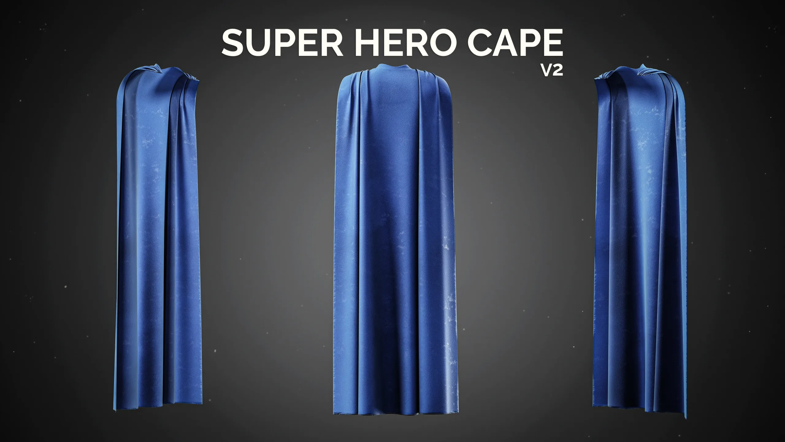 23 Cape And Cloak Basemesh Models Vol 02