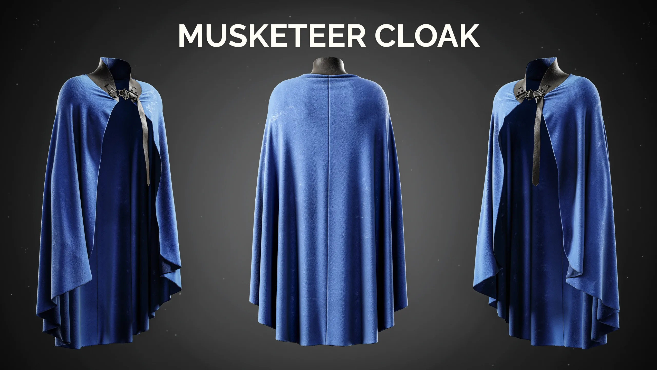 23 Cape And Cloak Basemesh Models Vol 02