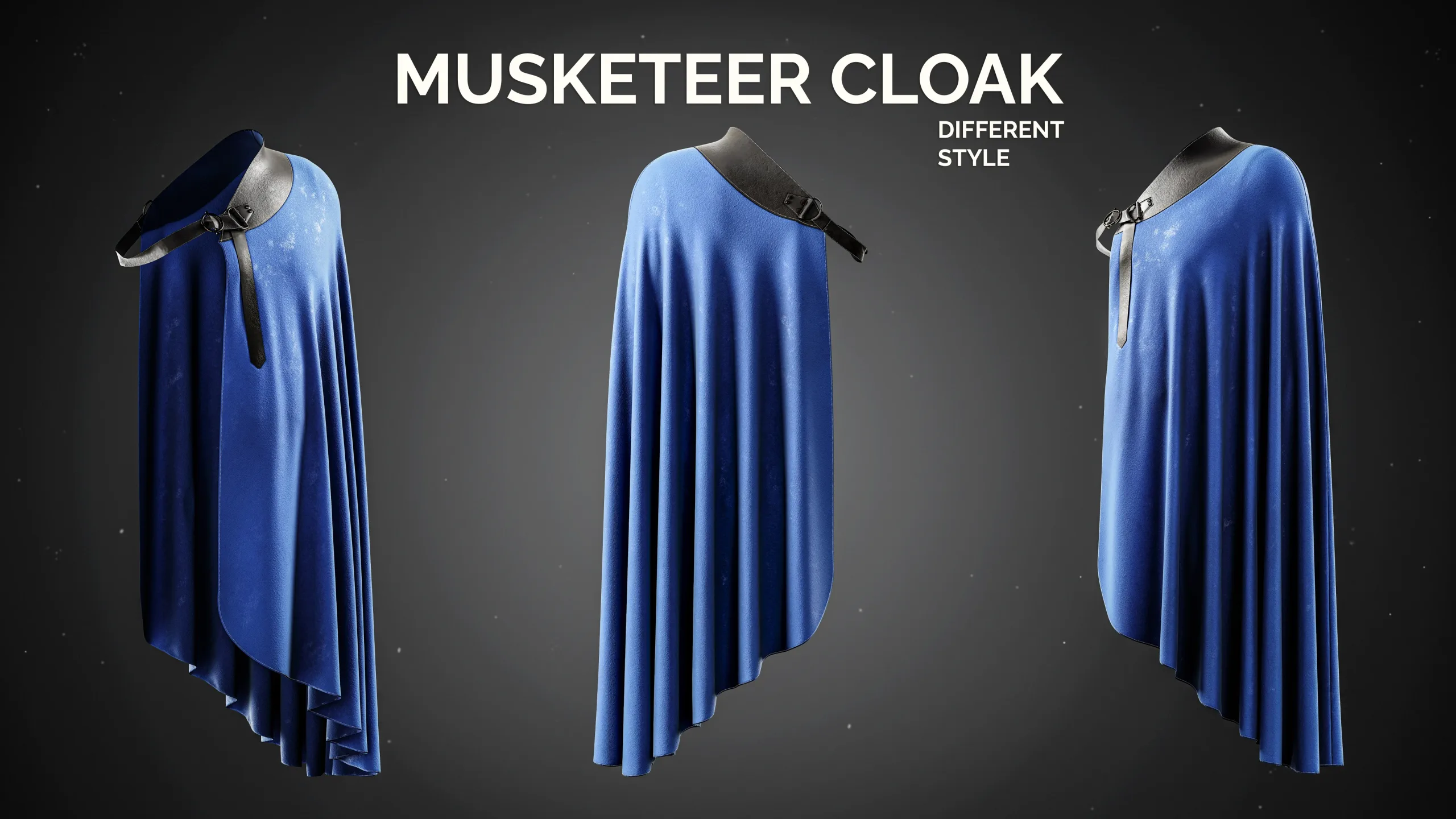 23 Cape And Cloak Basemesh Models Vol 02
