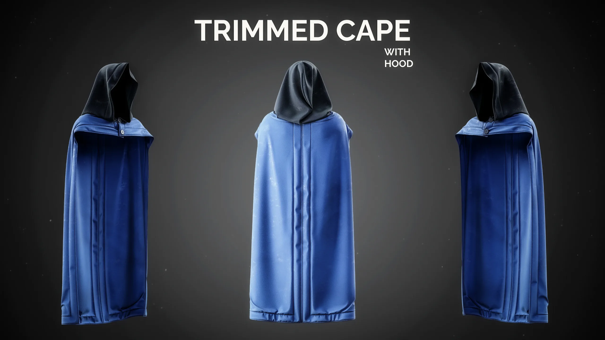 23 Cape And Cloak Basemesh Models Vol 02