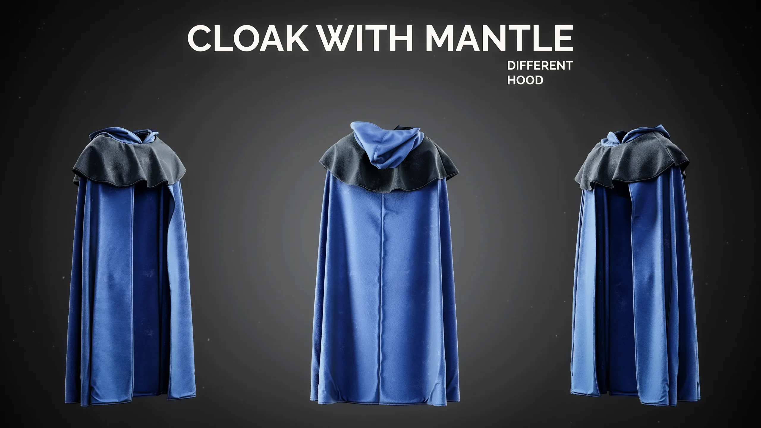 23 Cape And Cloak Basemesh Models Vol 02