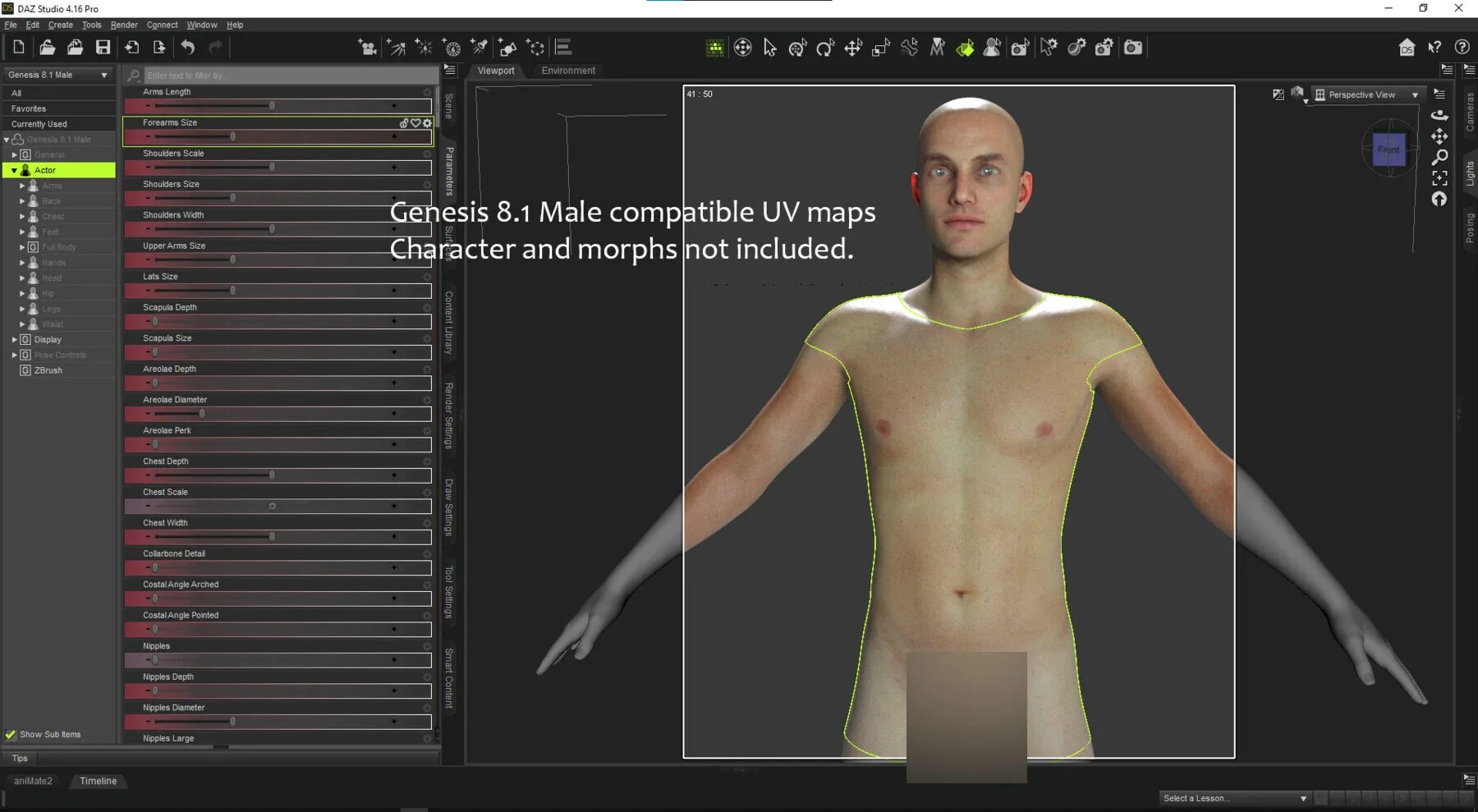 Advanced Realistic Base Game Character with Rig