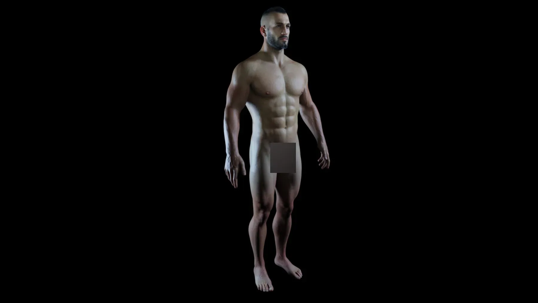 Advanced Realistic Base Game Character with Rig
