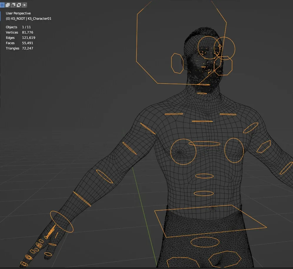 Advanced Realistic Base Game Character with Rig