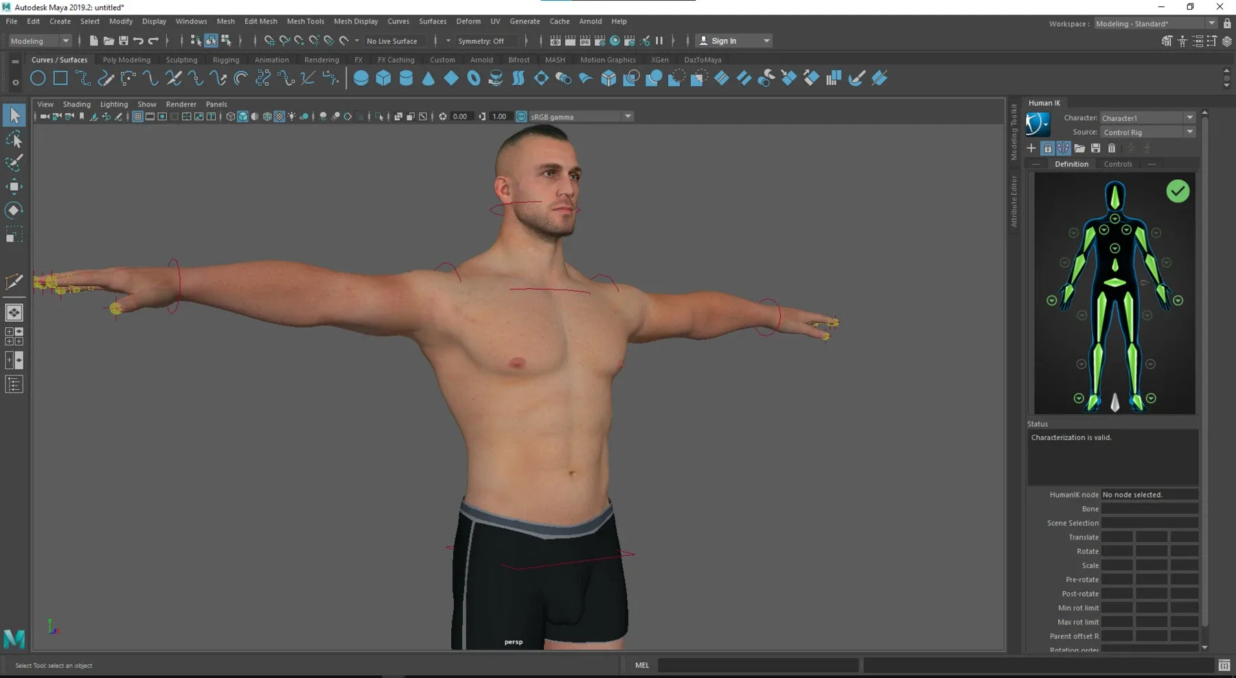 Advanced Realistic Base Game Character with Rig