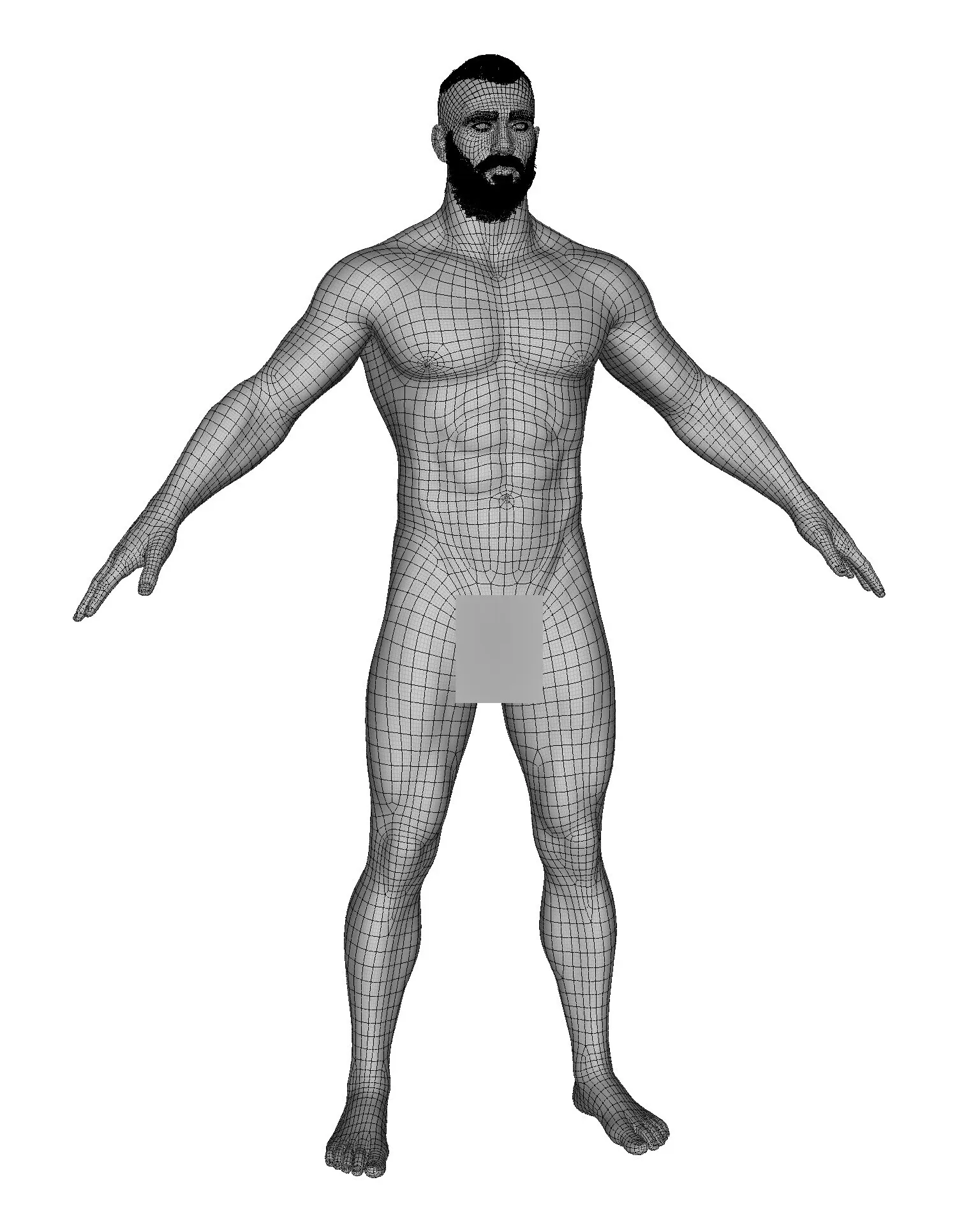 Advanced Realistic Base Game Character with Rig
