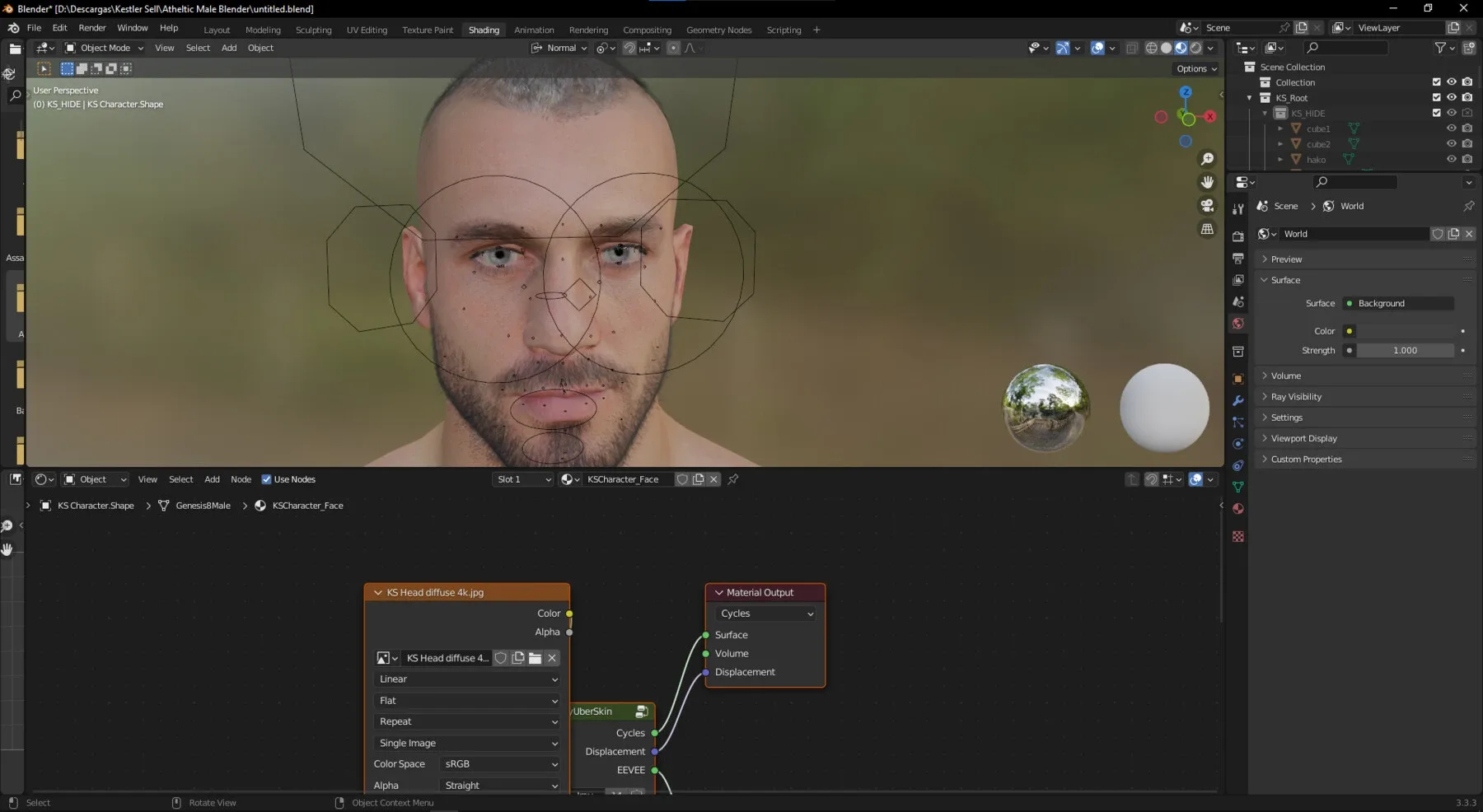 Advanced Realistic Base Game Character with Rig