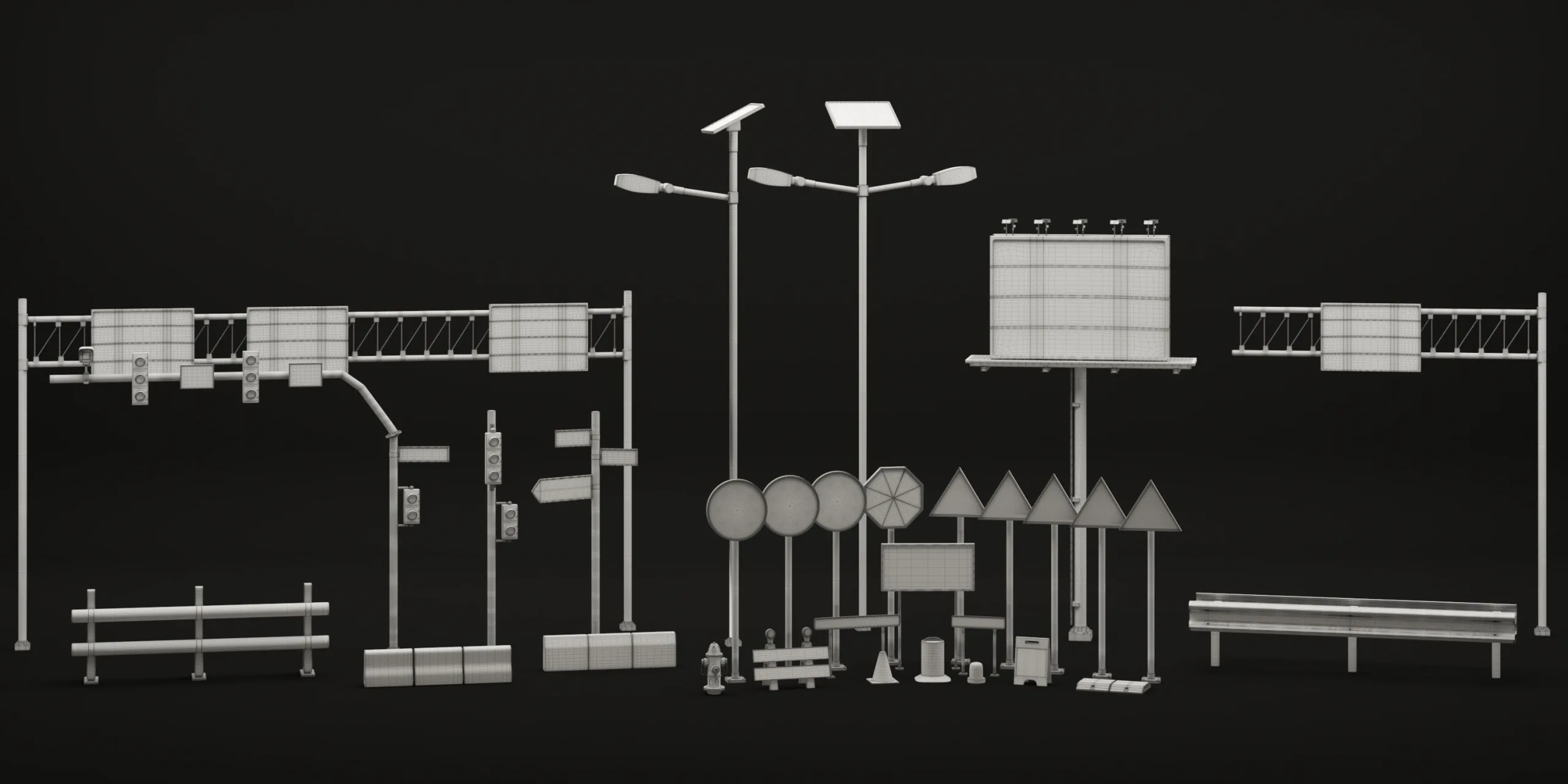 3D Urban Assets Pack – For Games & Visualization